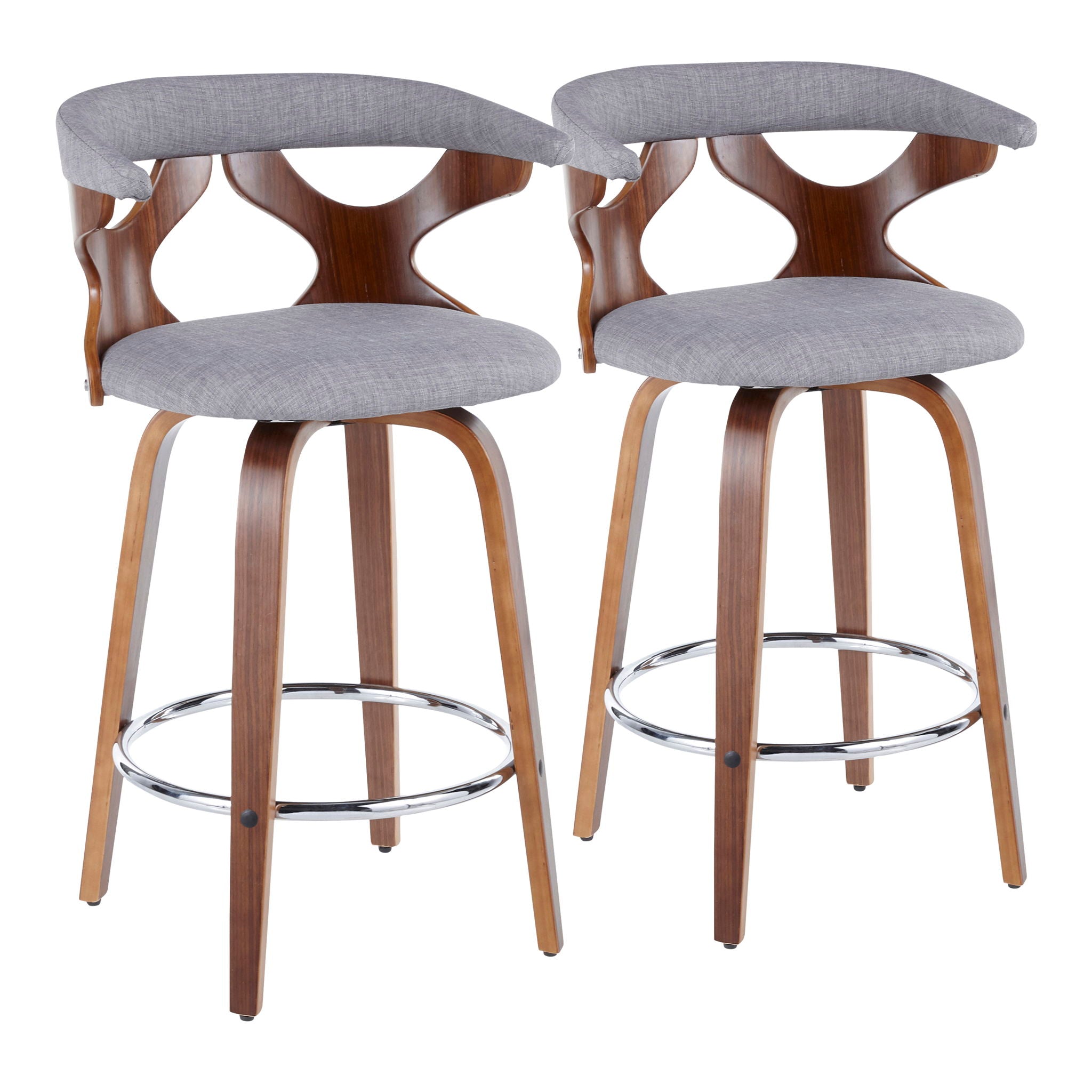Gardenia - Mid Century Modern Counter Stool (Set of 2) - Best Buy Furniture