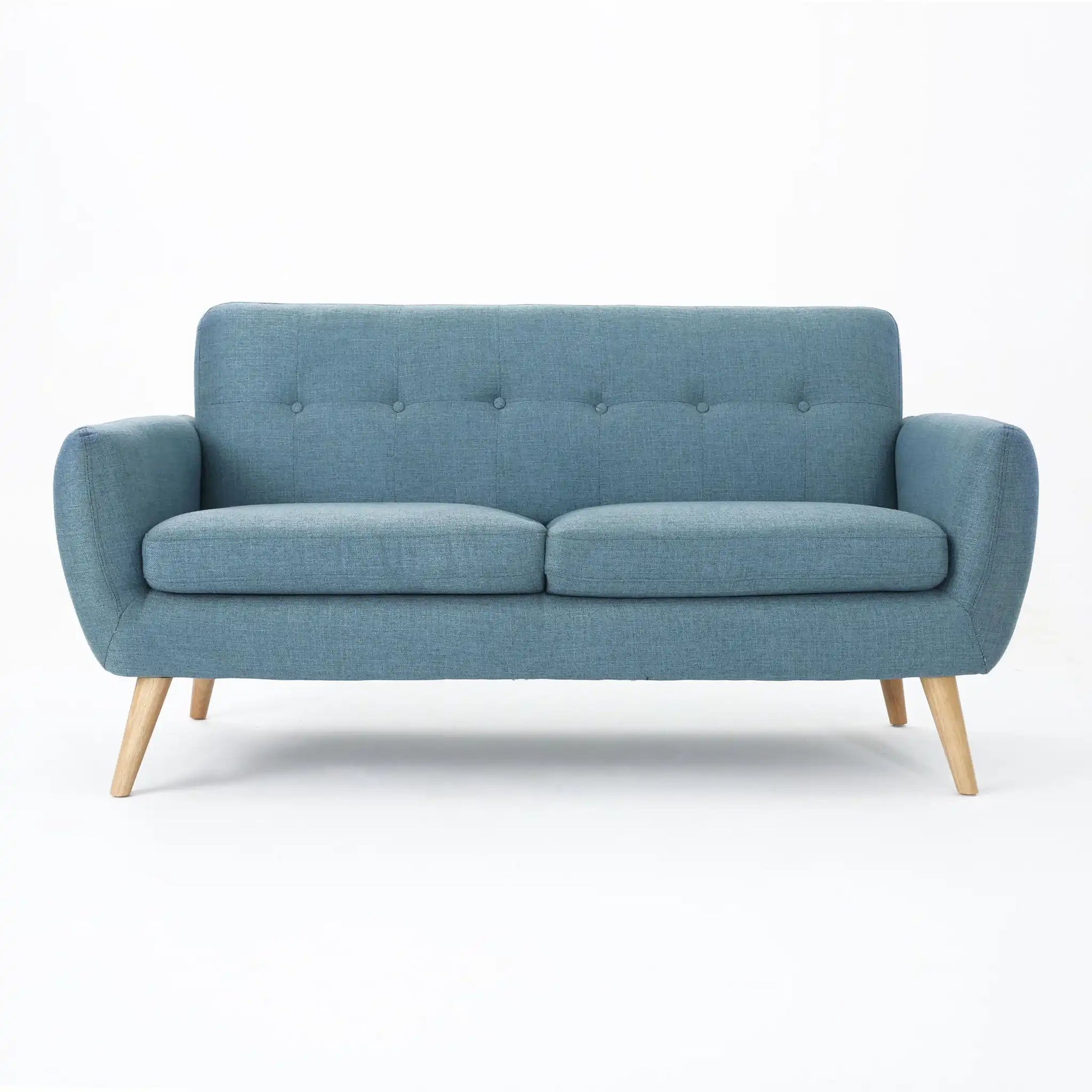 Modern Loveseat Sofa With Button Tufted Backrest - Best Buy Furniture