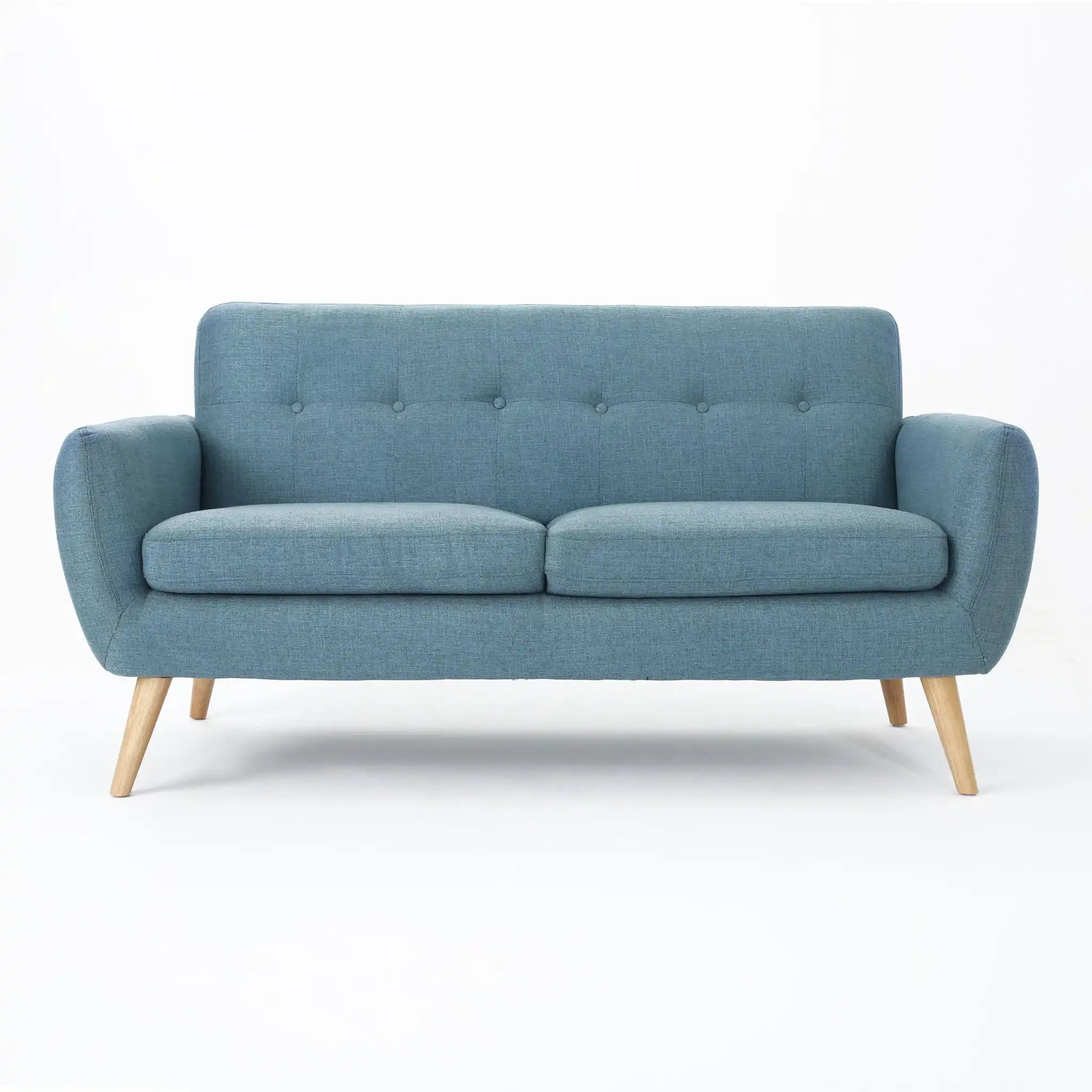 Modern Loveseat Sofa With Button Tufted Backrest - Best Buy Furniture