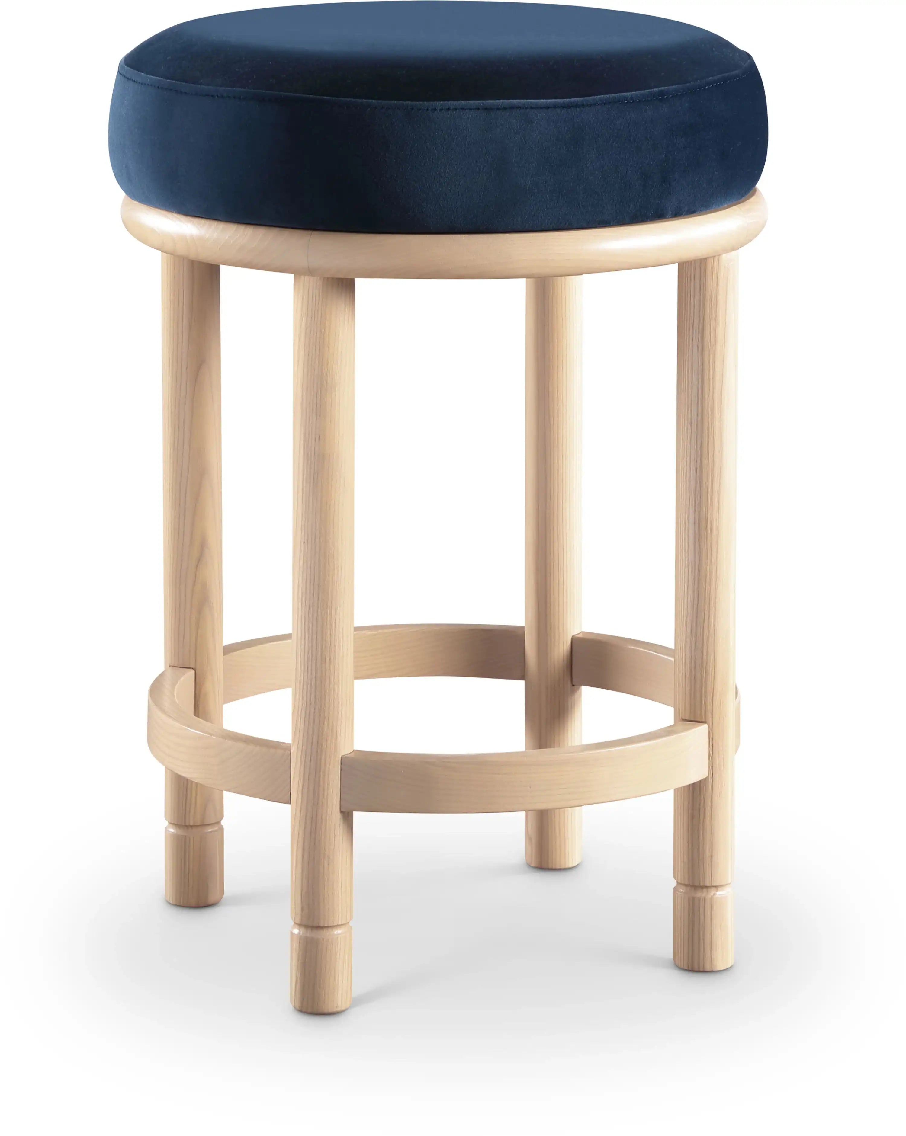 Monette - Counter Stool With Natural Base - Best Buy Furniture