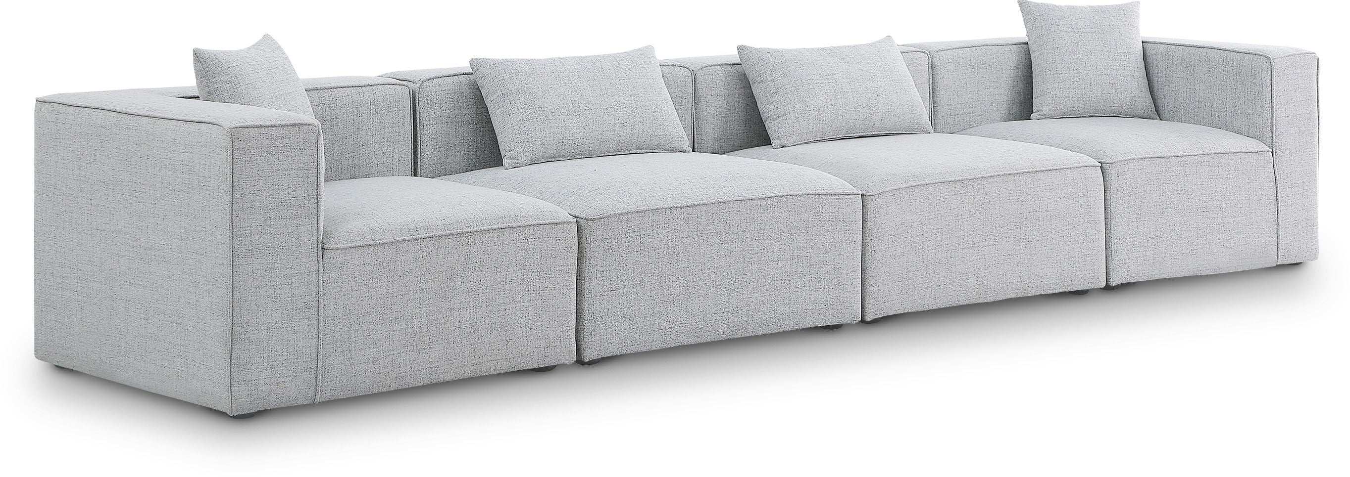 Cube - Linen Modular 4 Seat Sofa - Best Buy Furniture