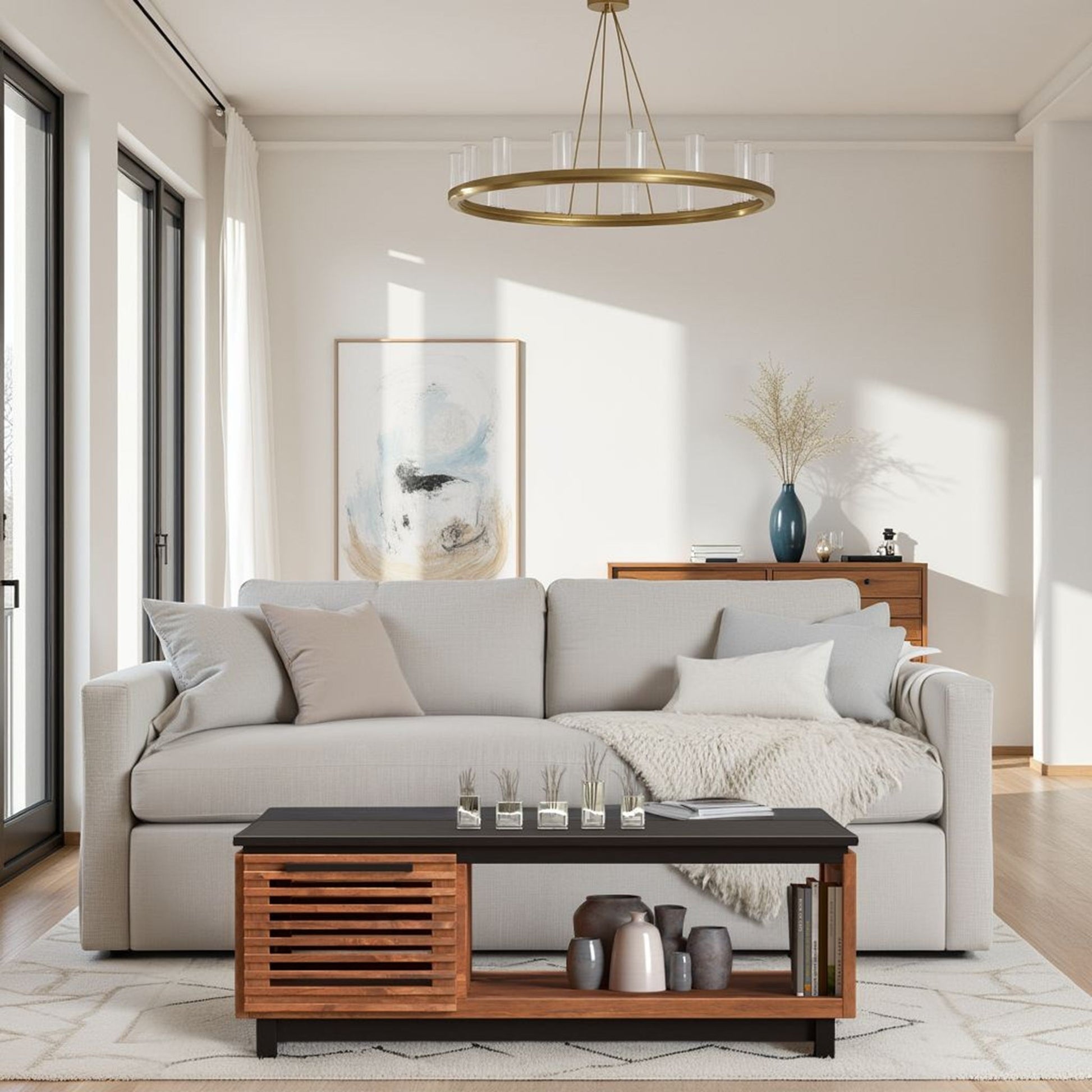 Graceland - Coffee Table - Black, Bourbon - Best Buy Furniture