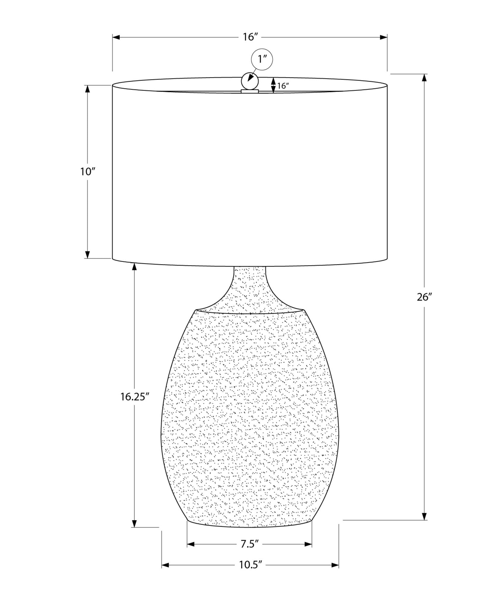 Lighting, Table Lamp, Resin, Contemporary - Cream - Best Buy Furniture