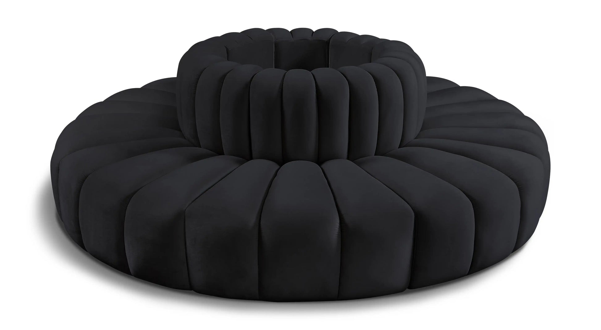 Arc - Velvet 8 Piece Round Modular Sofa - Best Buy Furniture