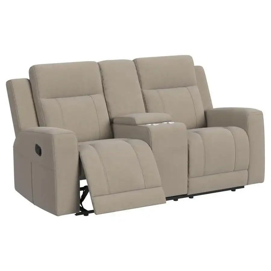 Brentwood - Upholstered Motion Reclining Loveseat - Best Buy Furniture