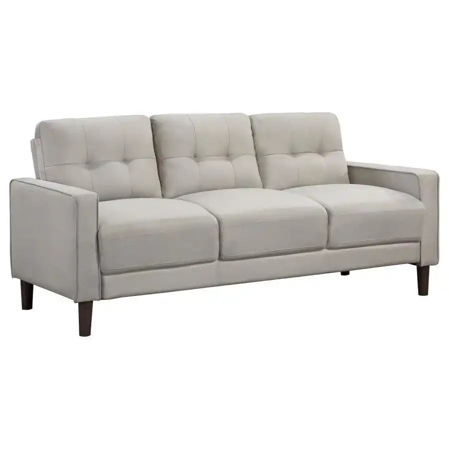 Bowen - Upholstered Track Arm Tufted Sofa Set - Best Buy Furniture