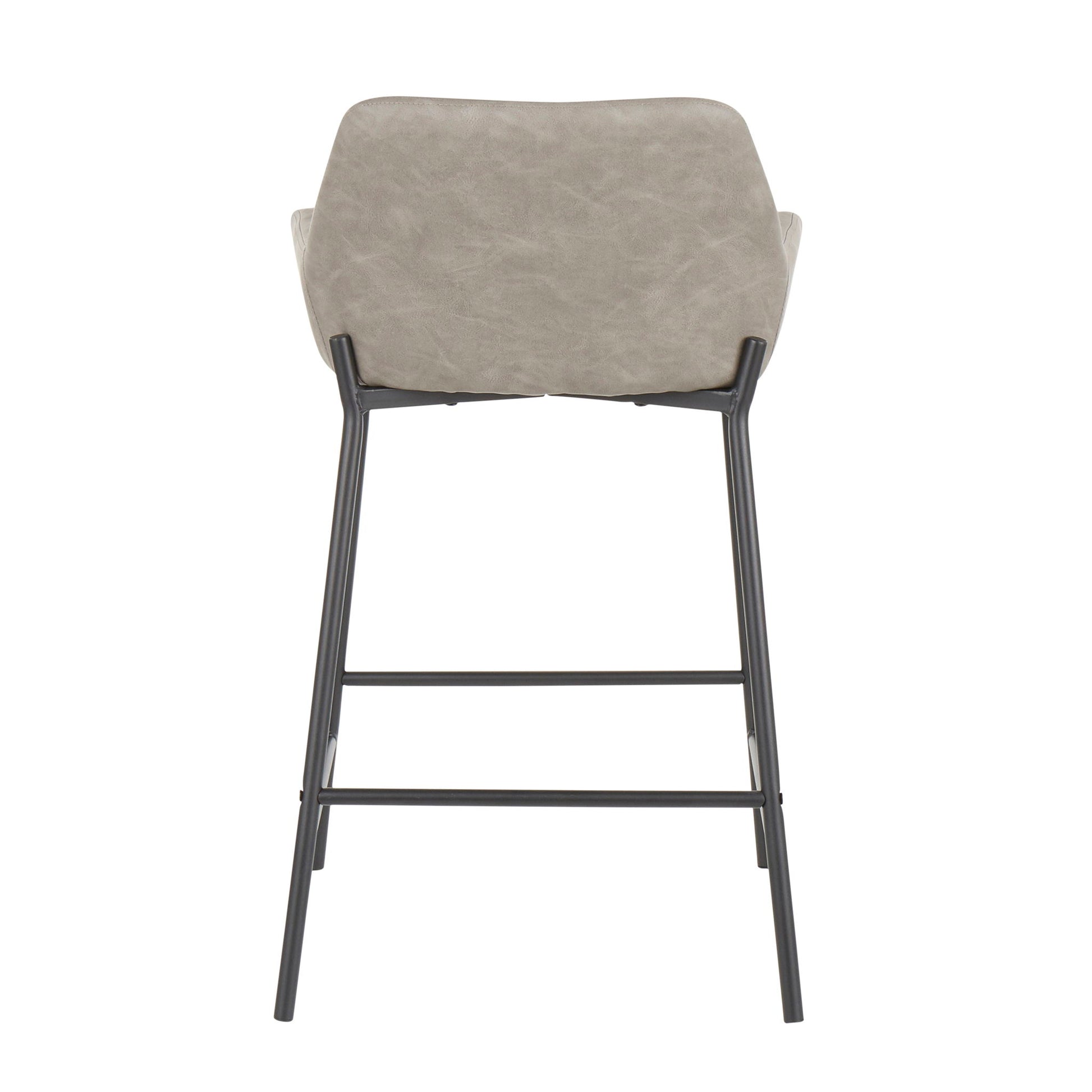 Daniella - Industrial Fixed Height Counter Stool (Set of 2) - Best Buy Furniture