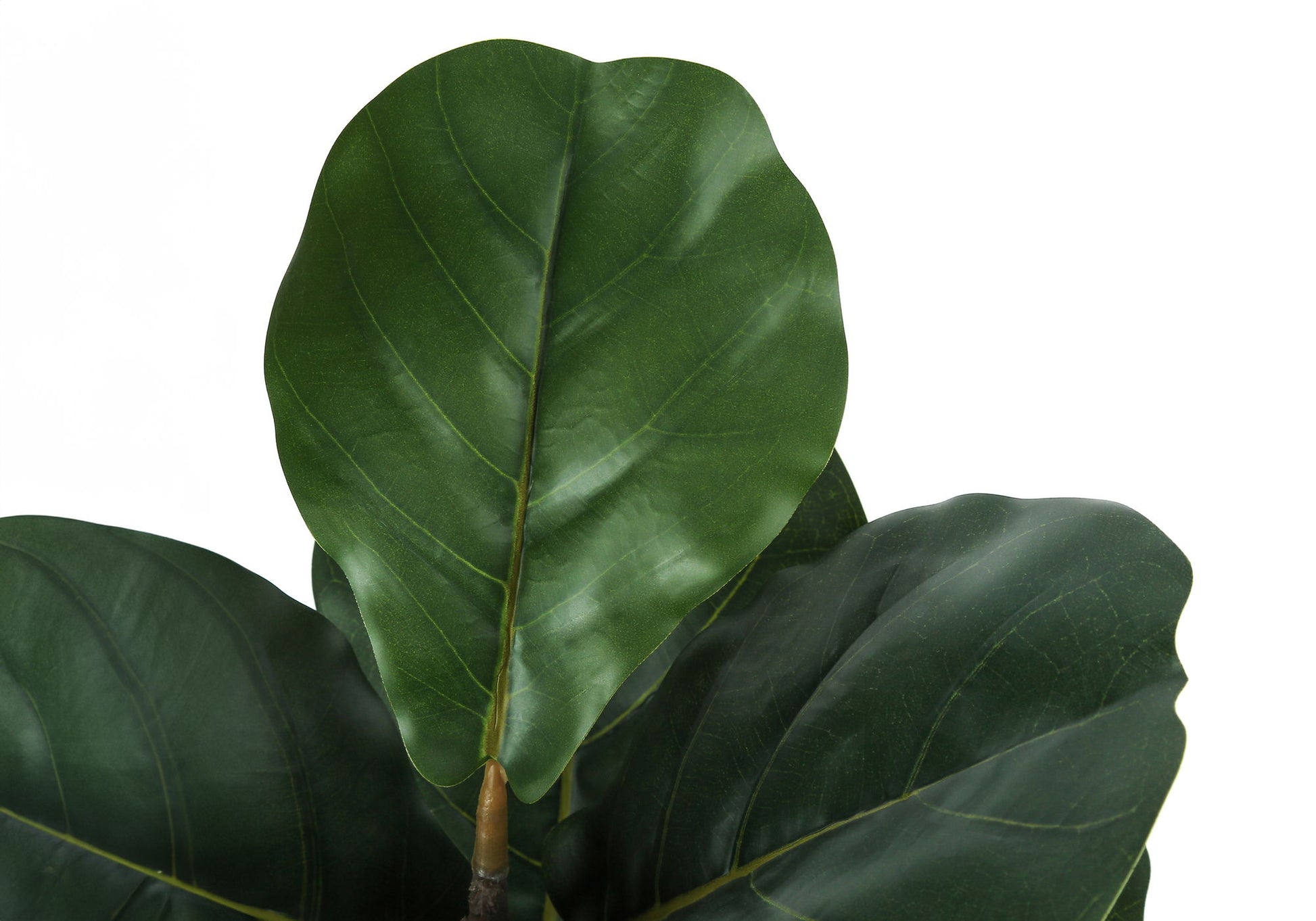 49" Tall, Artificial Plant, Fiddle Tree, Indoor, Faux, Fake, Floor, Greenery, Potted, Real Touch, Decorative - Green / Black - Best Buy Furniture