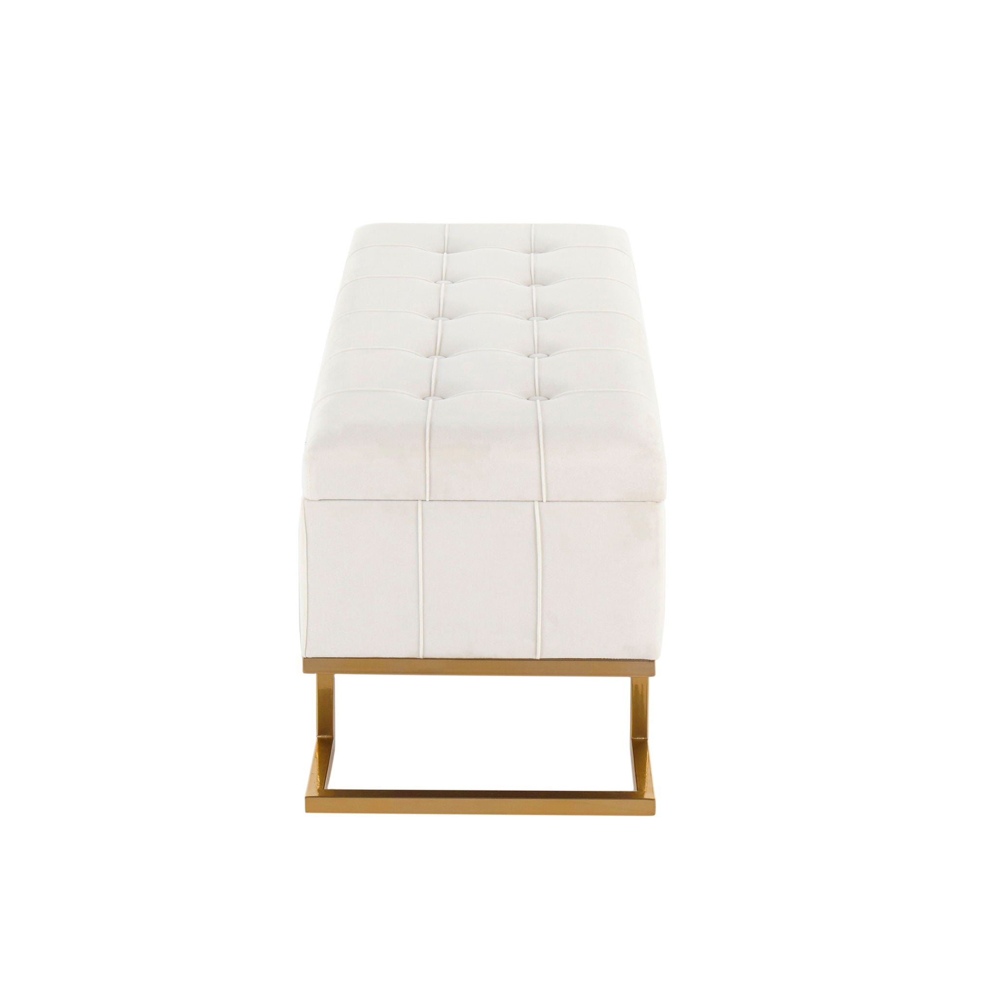 Midas - Contemporary / Glam Storage Bench - Best Buy Furniture