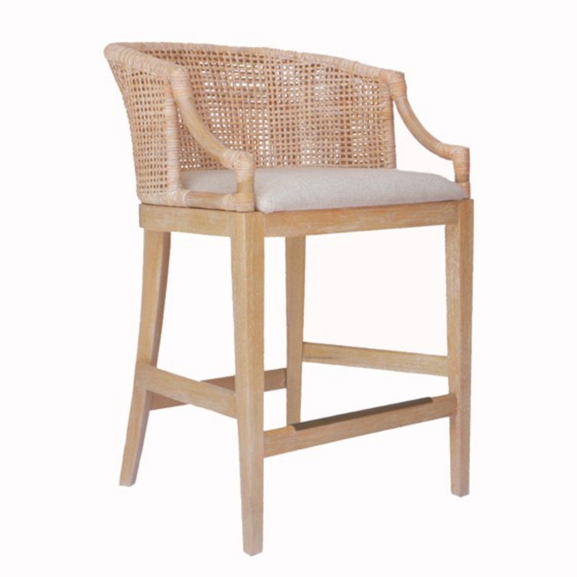 Casual Handcrafted Rattan Counter Stool - Best Buy Furniture