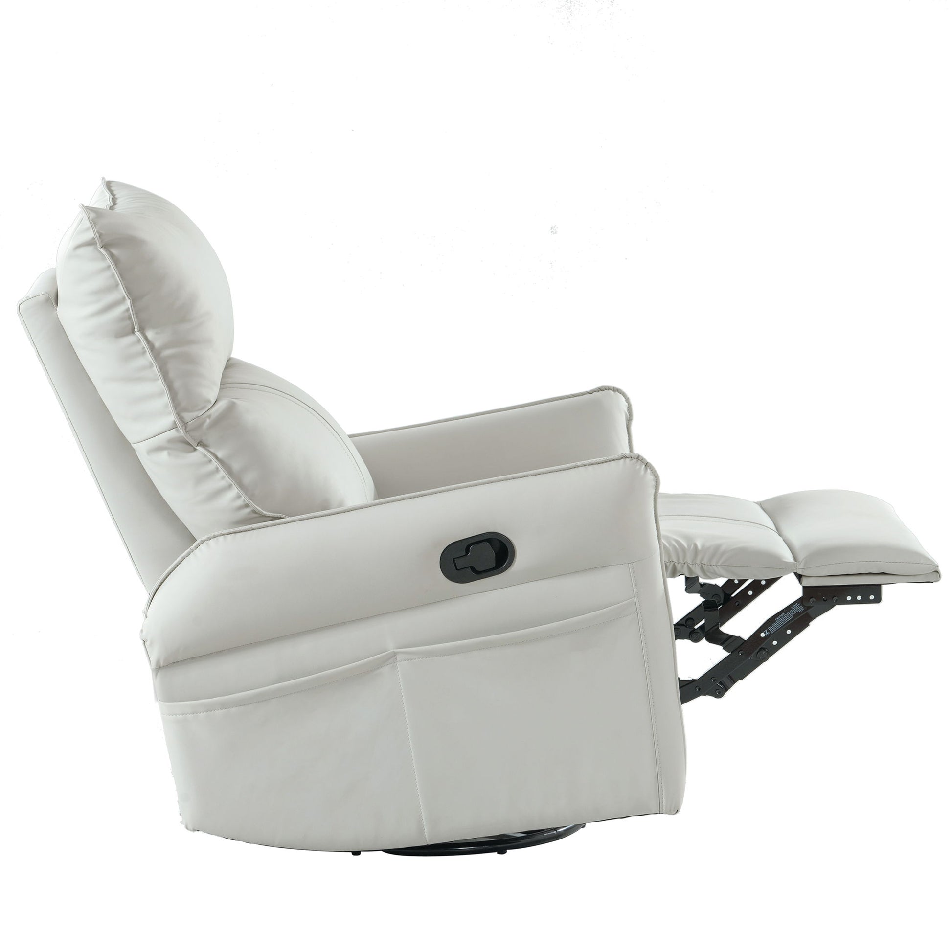 360° Modern Small Rocking Swivel Recliner Chair With Side Pocket - Best Buy Furniture