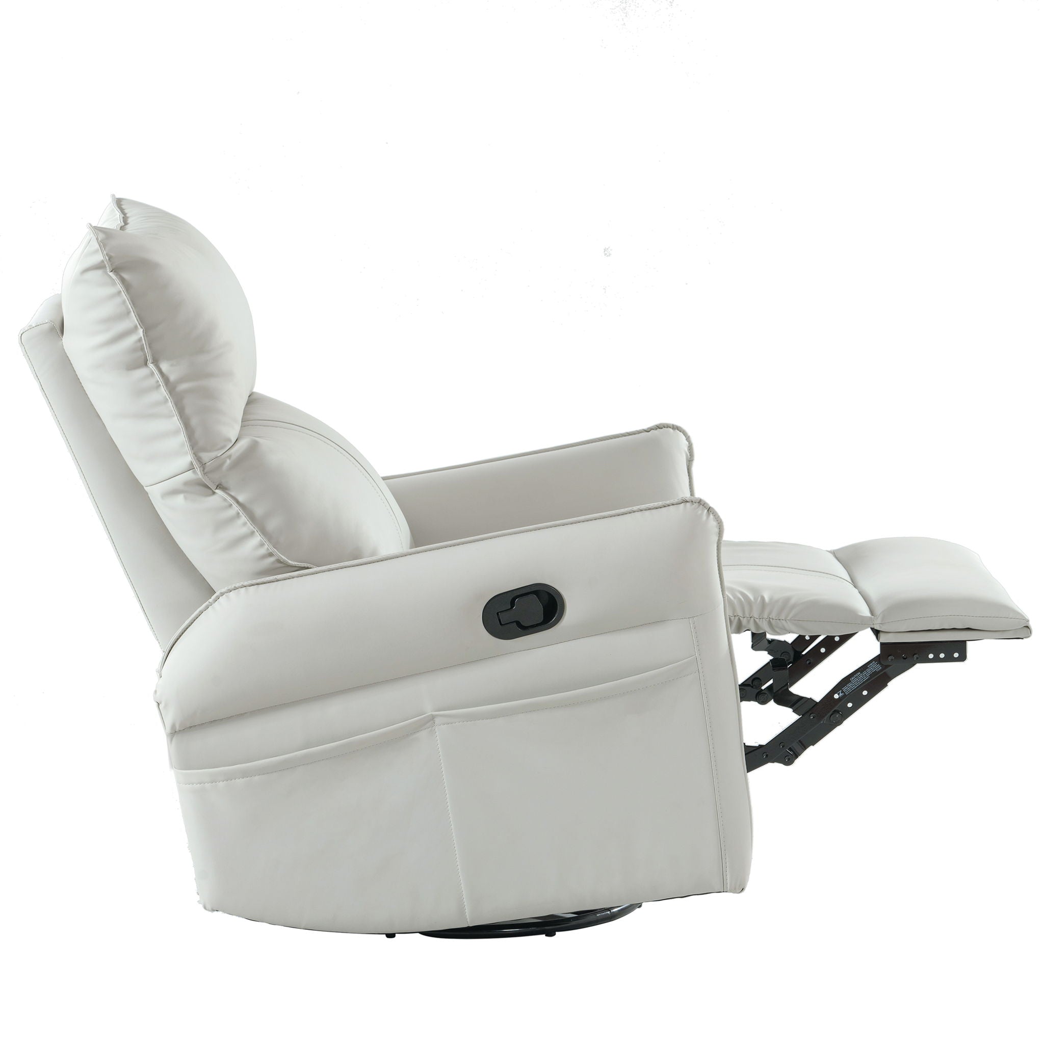 360° Modern Small Rocking Swivel Recliner Chair With Side Pocket - Best Buy Furniture