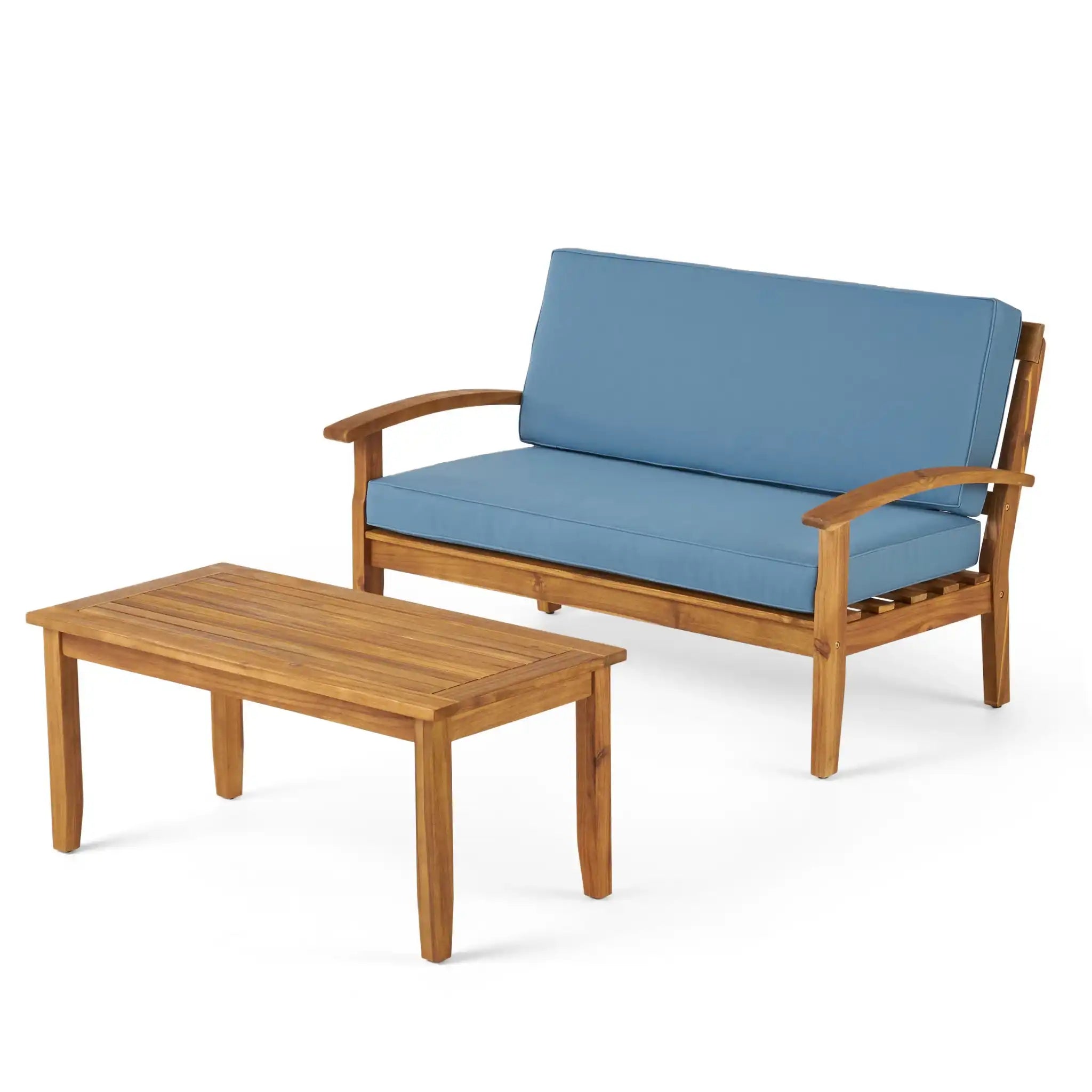 Outdoor Chat Set With Coffee Table And Loveseat - Best Buy Furniture
