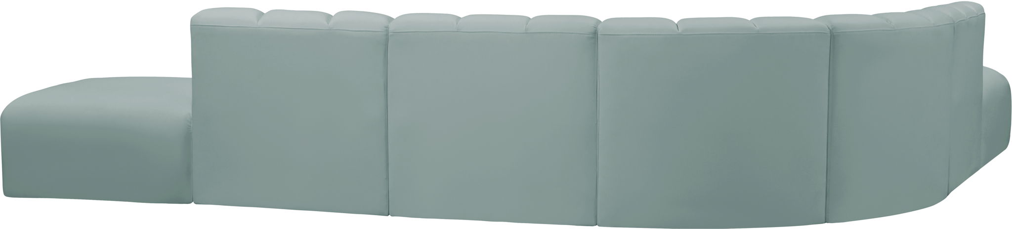 Arc - Faux Leather 7 Piece Corner Modular Sofa - Best Buy Furniture