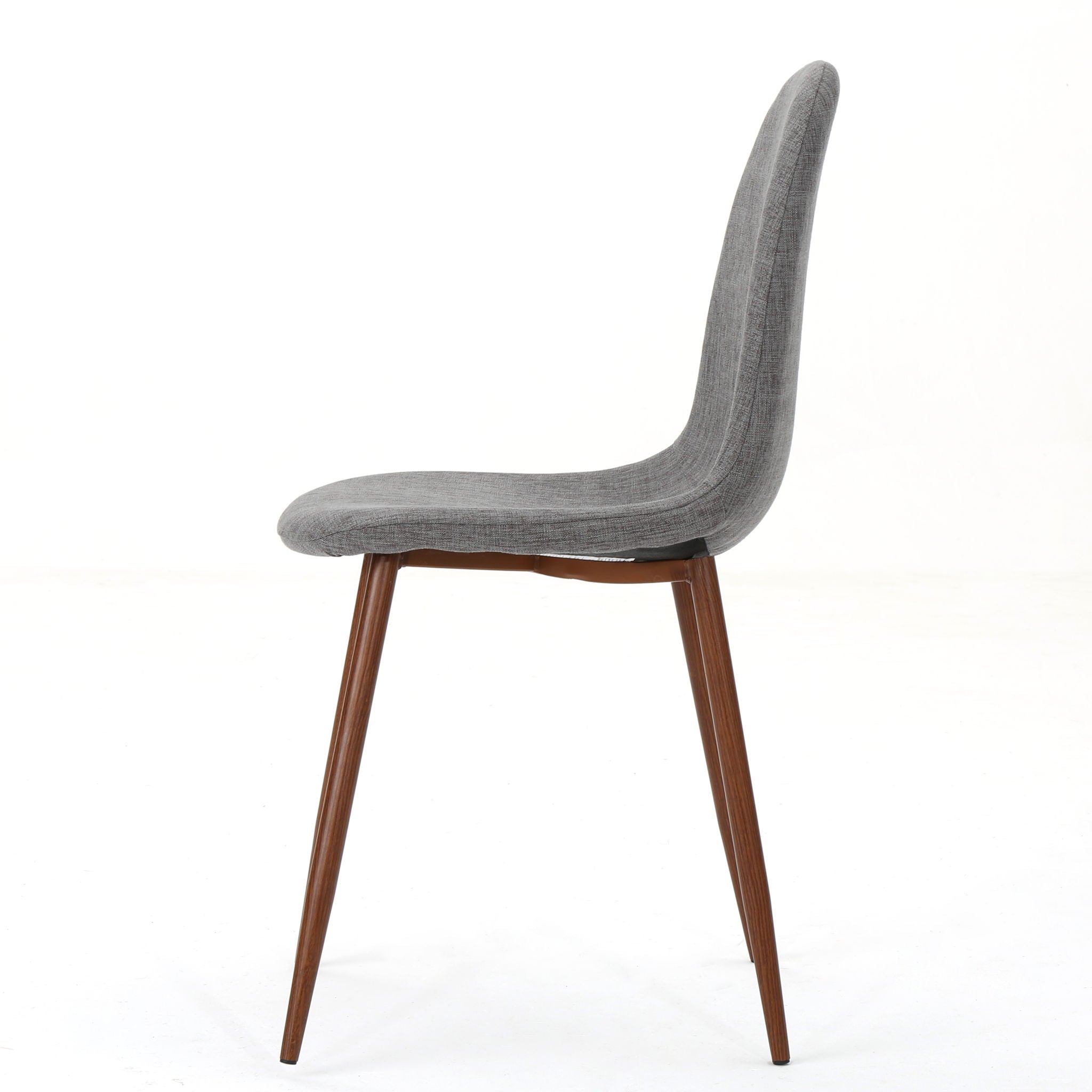 Modern Minimalist Fabric Dining Chair With Iron Legs - Best Buy Furniture