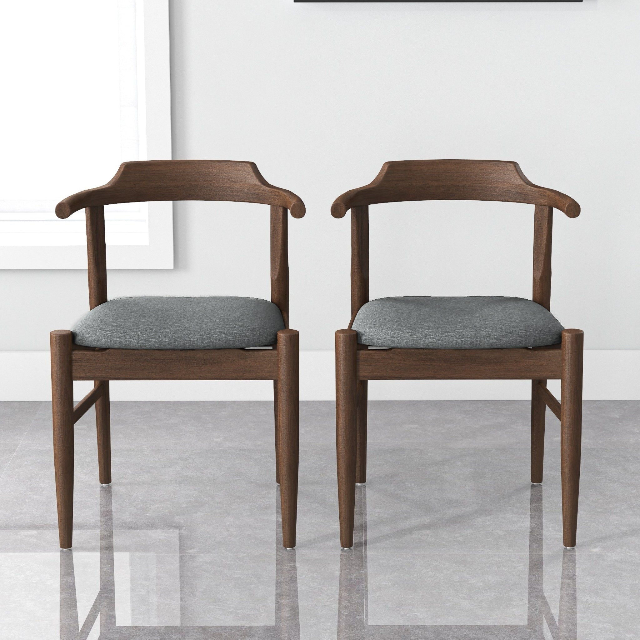 Leon - Mid-Century Modern Dining Chair (Set of 2) - Best Buy Furniture