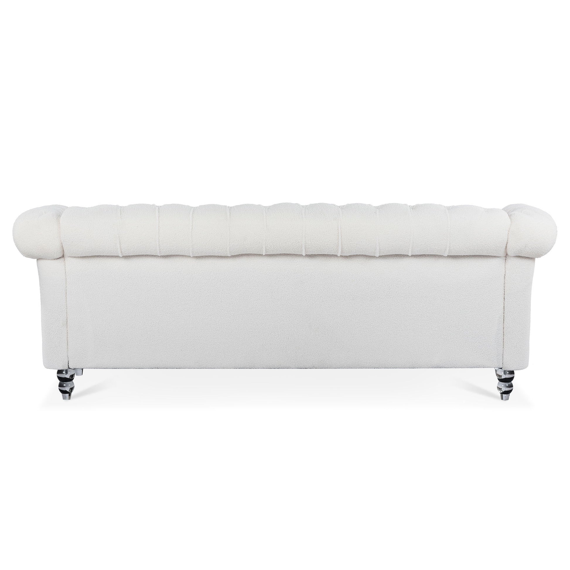 Rolled Arm Chesterfield 3 Seater Sofa - Best Buy Furniture