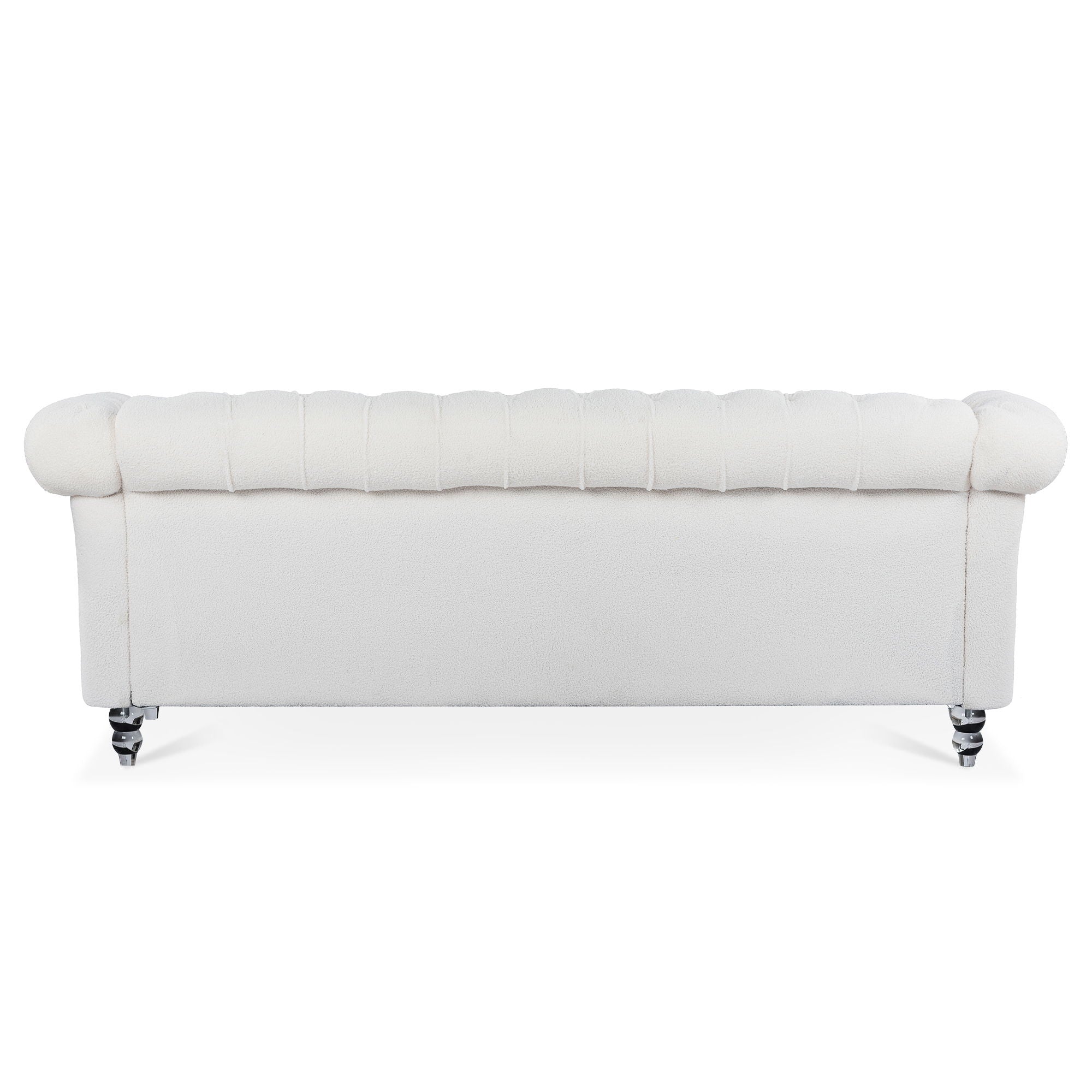Rolled Arm Chesterfield 3 Seater Sofa - Best Buy Furniture