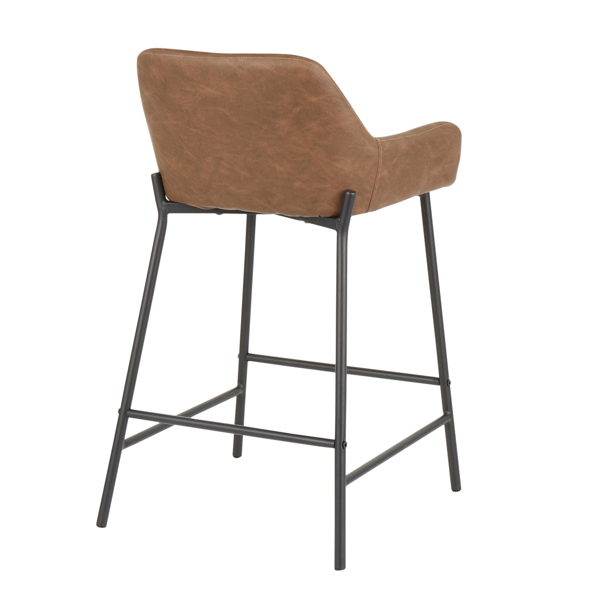 Daniella - Industrial Fixed Height Counter Stool (Set of 2) - Best Buy Furniture