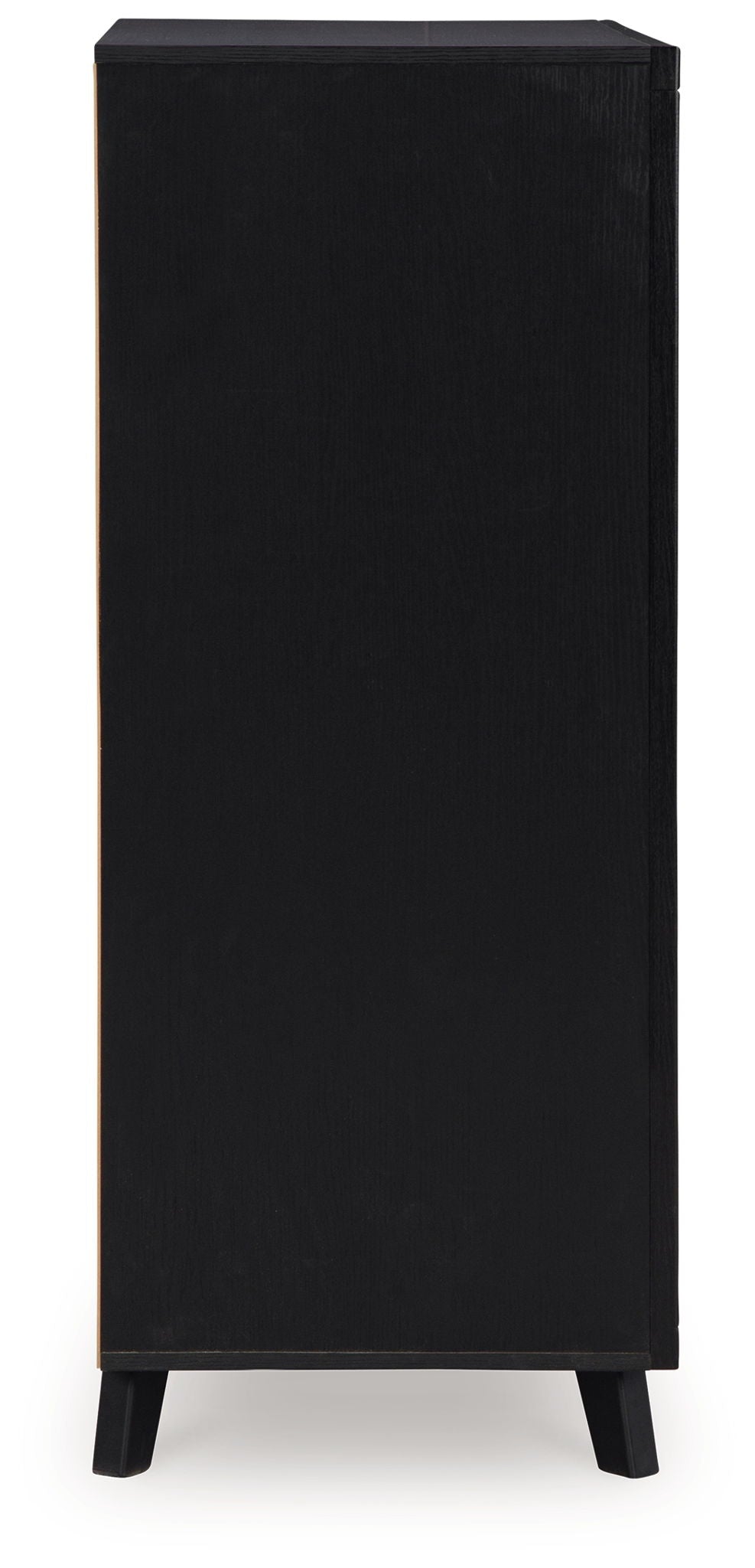 Danziar - Five Drawer Wide Chest - Black - Best Buy Furniture