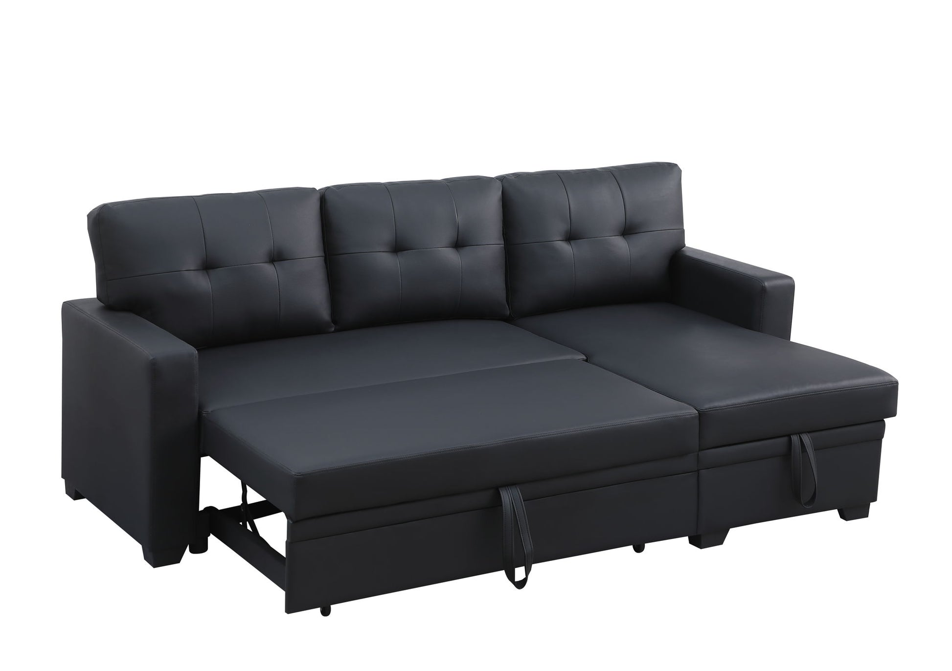 Upholstered Pull Out Sectional Sofa With Chaise - Best Buy Furniture