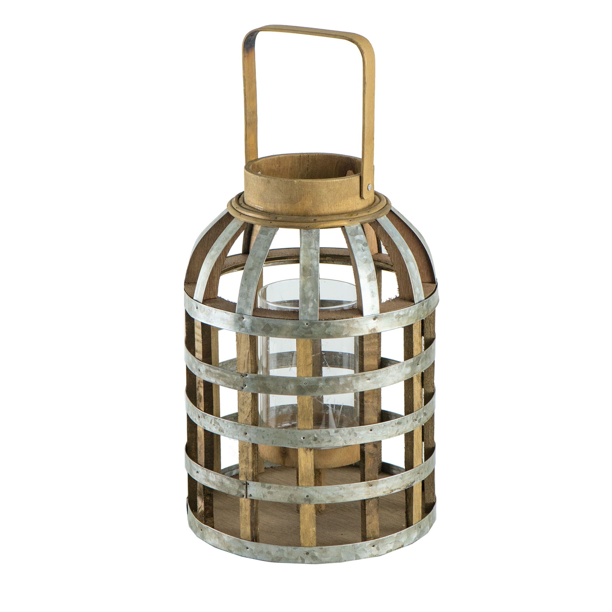 Decorative Lantern With Handle, Wooden Lantern For Indoor Outdoor, Home Garden Wedding - Best Buy Furniture