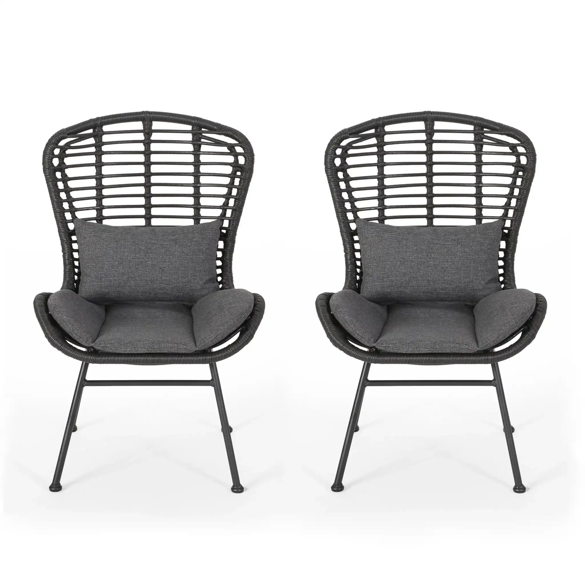 Calypso - Outdoor Chair With Water Resistance Cushion And Iron Frame - Best Buy Furniture