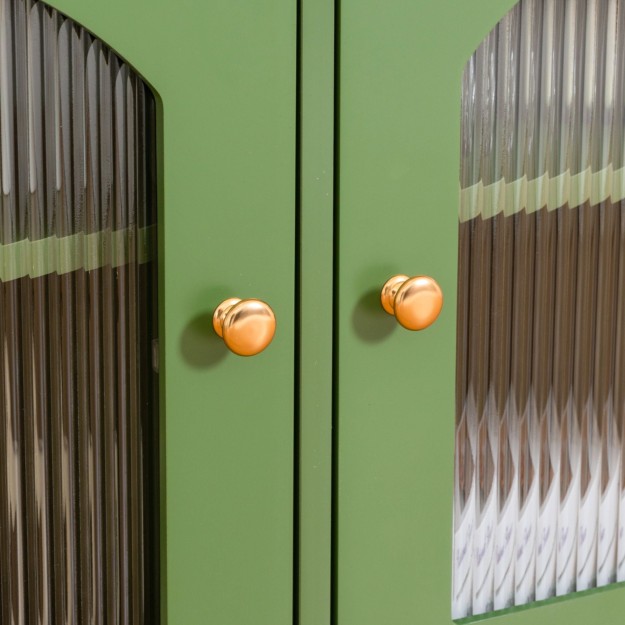 StylishTVcabinet Entertainment CenterTV Stand, TVconsoletable, Media Console, Solidwood Frame, Changhong Glass Door, Metal Handle - Best Buy Furniture