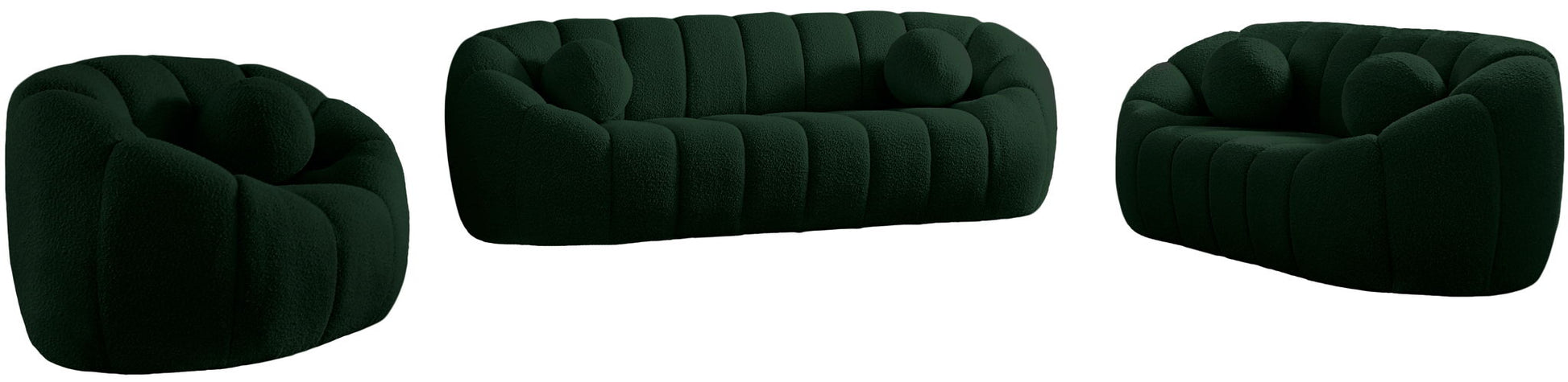 Elijah - Boucle Fabric Loveseat - Best Buy Furniture