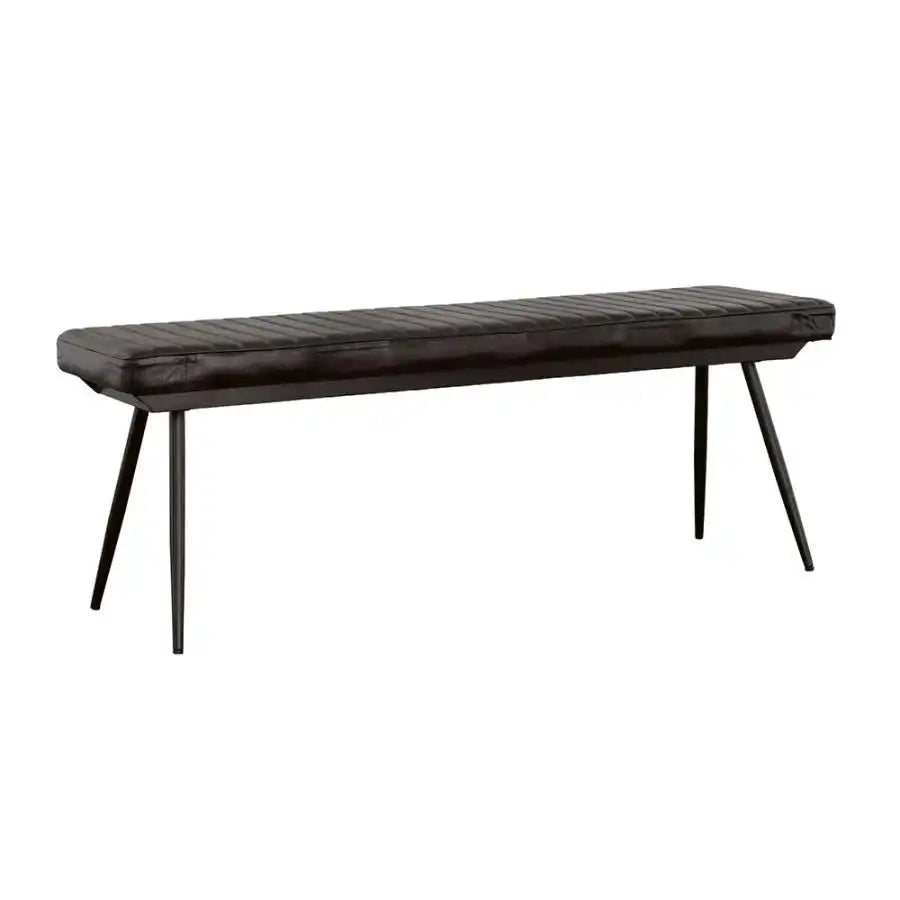 Misty - Leather Upholstered Dining Bench - Antique Espresso - Best Buy Furniture