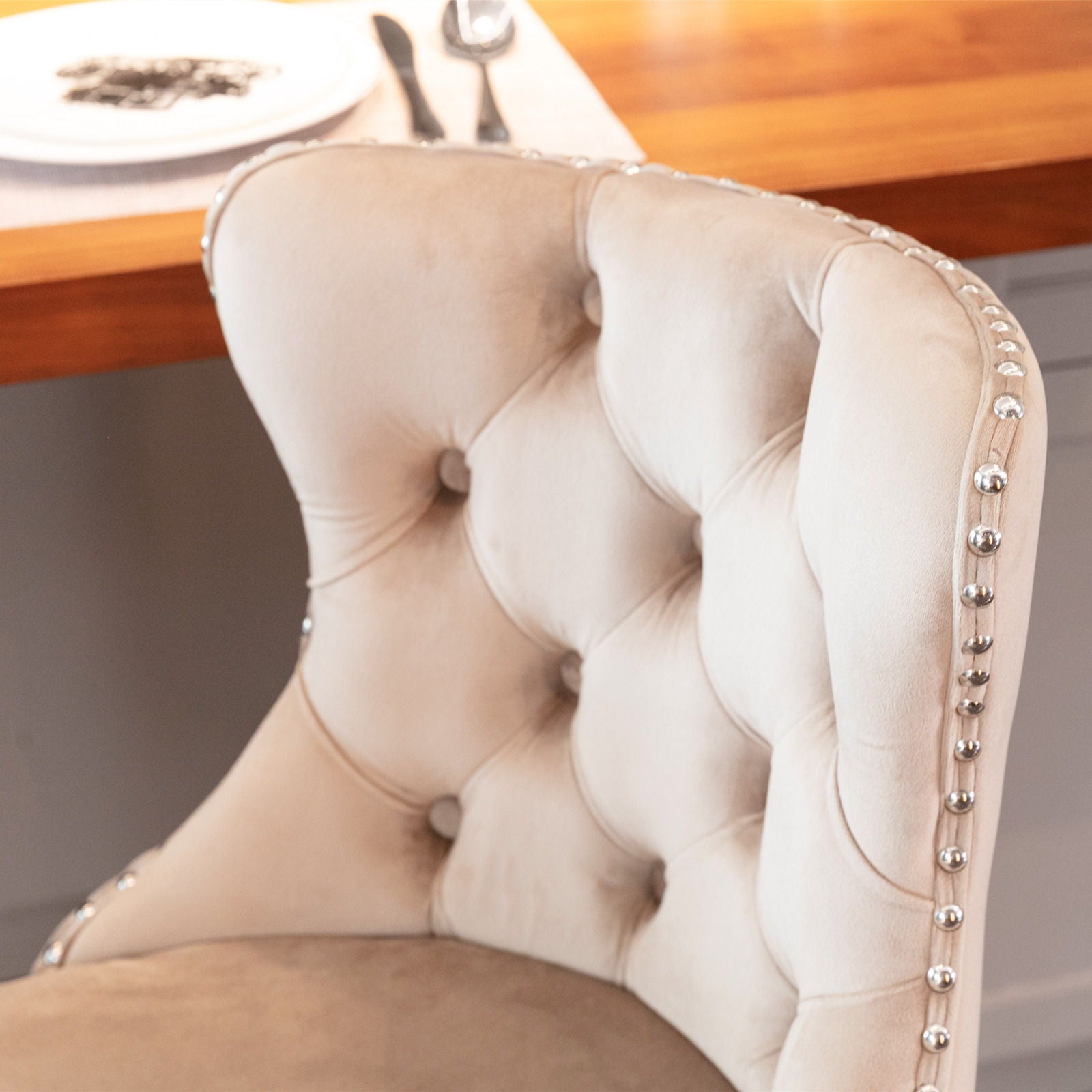 Swivel Velvet Barstools Adjusatble Seat Height From 25-33", Modern Upholstered Chrome Base Bar Stools With Backs Comfortable Tufted For Home Pub And Kitchen Island (Set of 2) - Best Buy Furniture