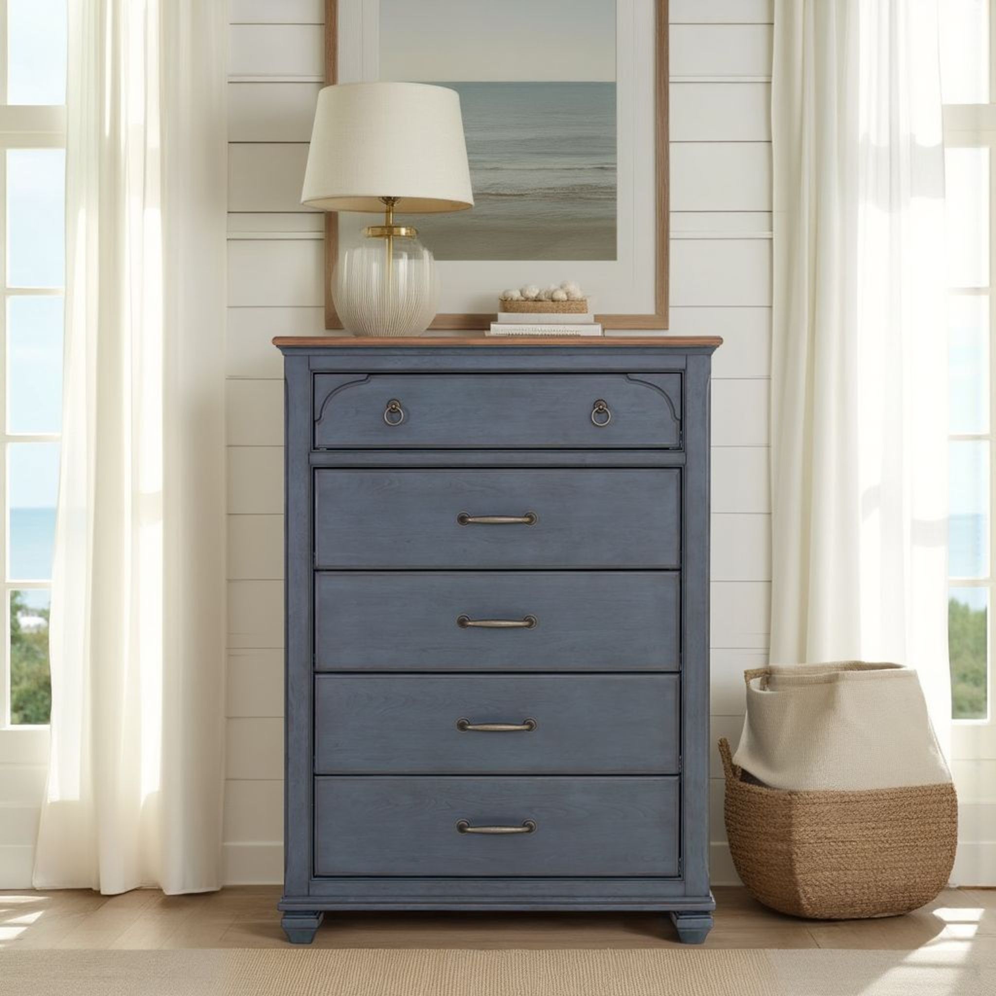 Americana - Chest - Blue - Best Buy Furniture