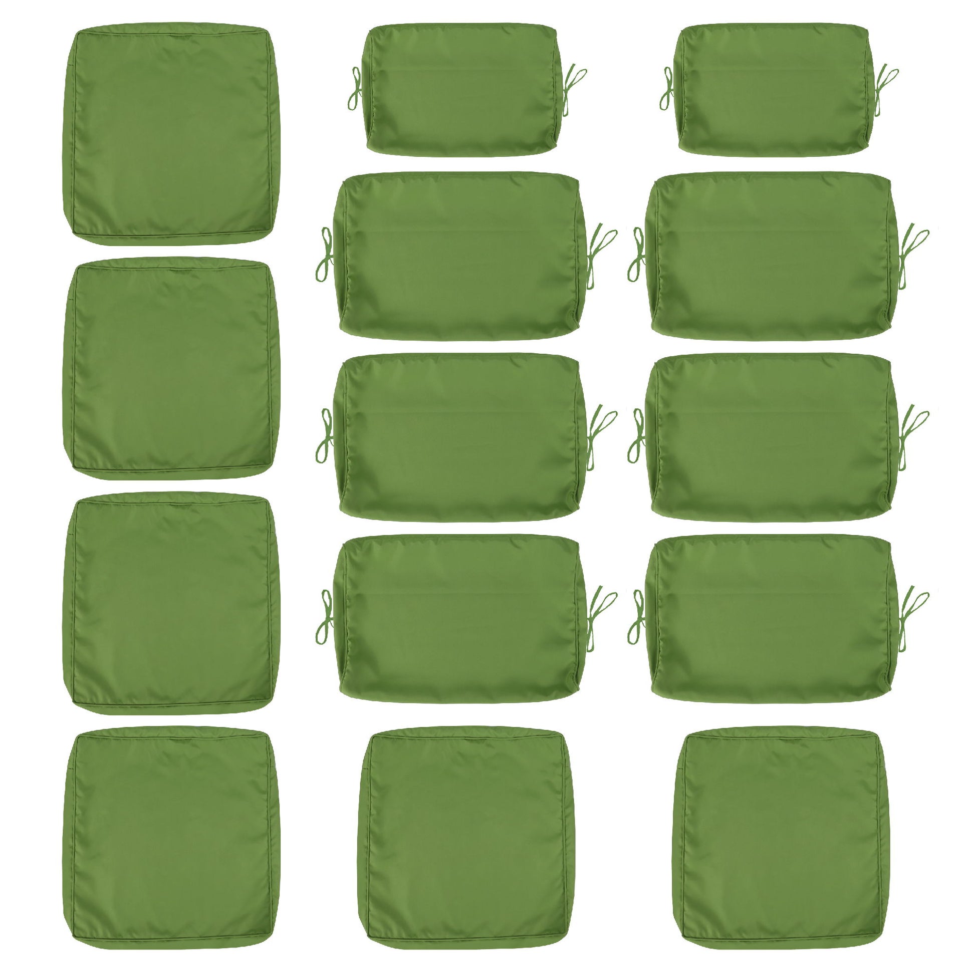 Cushion Covers For 7 Piece Wicker Sectional Sofa, 14 Pack Seat And Back Slipcovers With Zipper - Best Buy Furniture