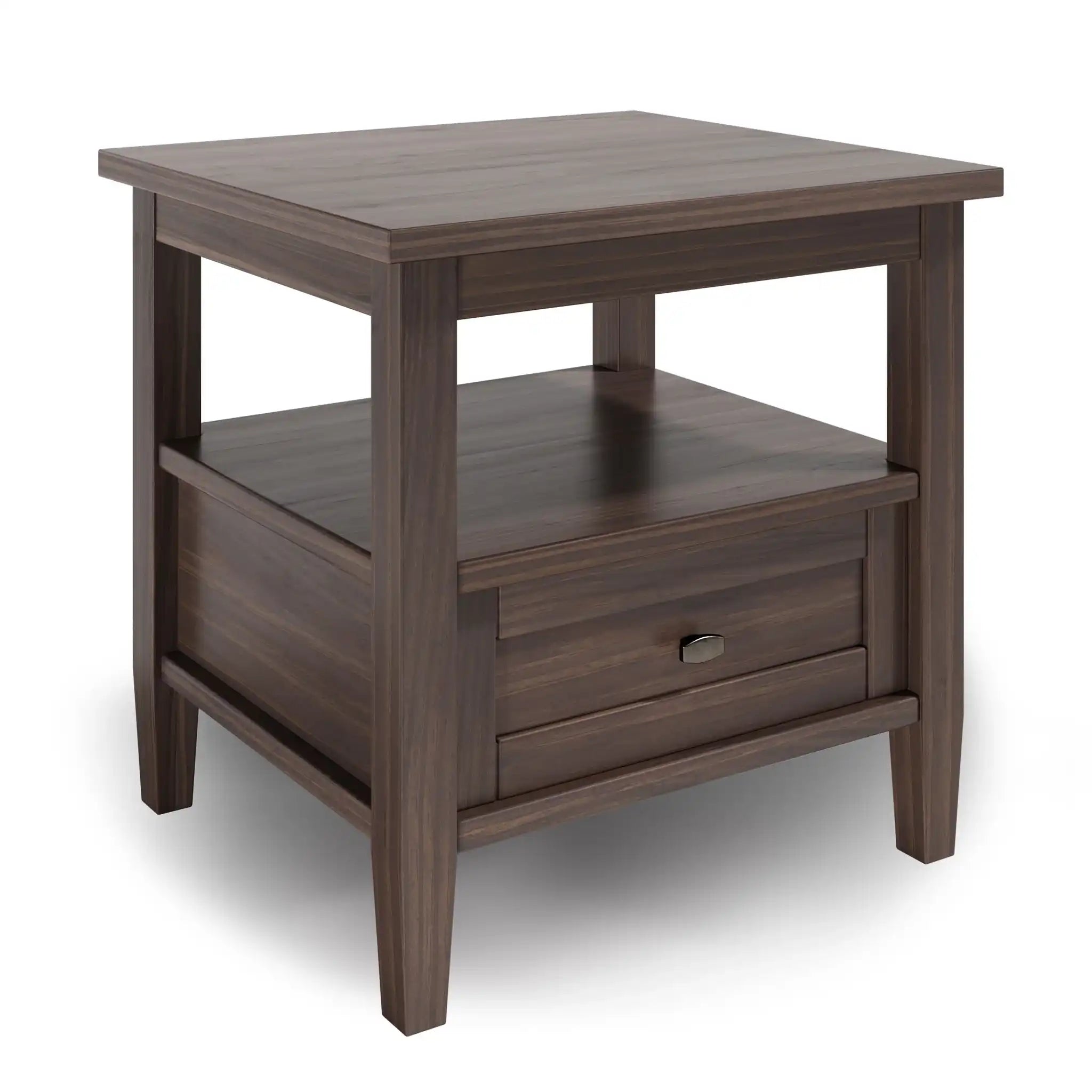 Warm Shaker - End Table - Warm Walnut Brown - Best Buy Furniture