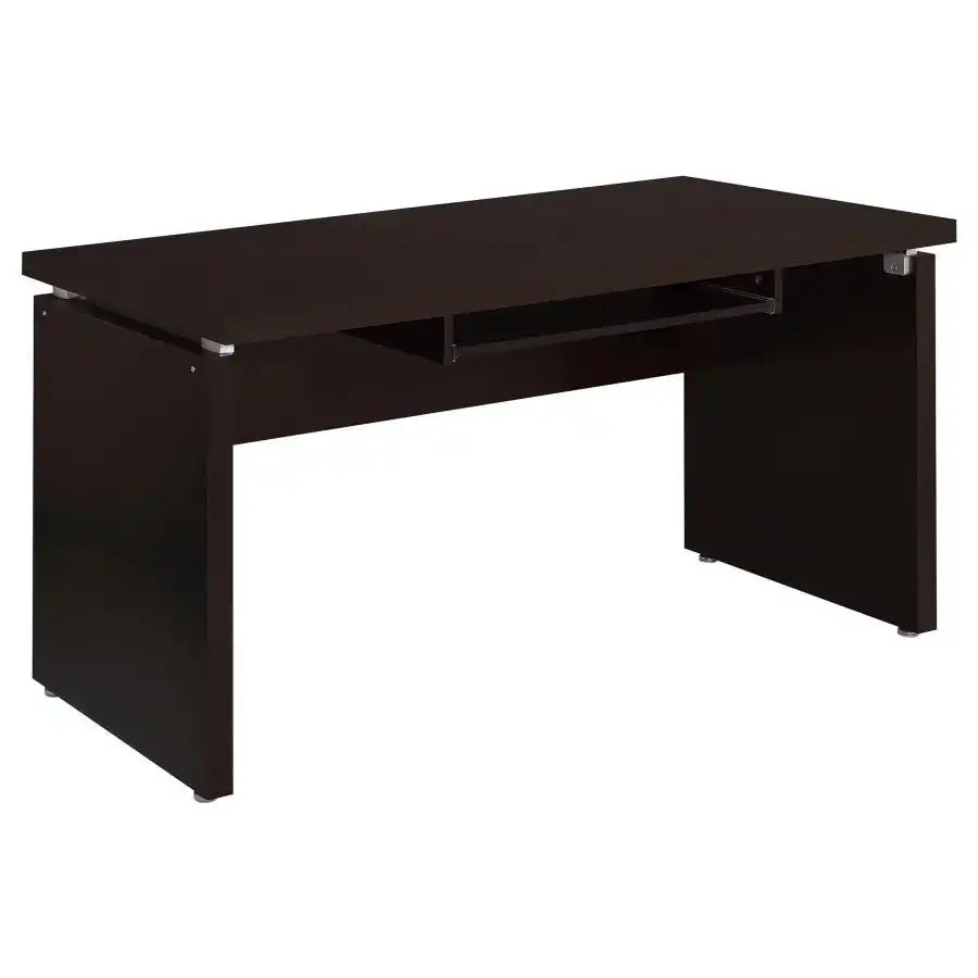 Skylar - Computer Desk With Keyboard Drawer - Cappuccino - Best Buy Furniture