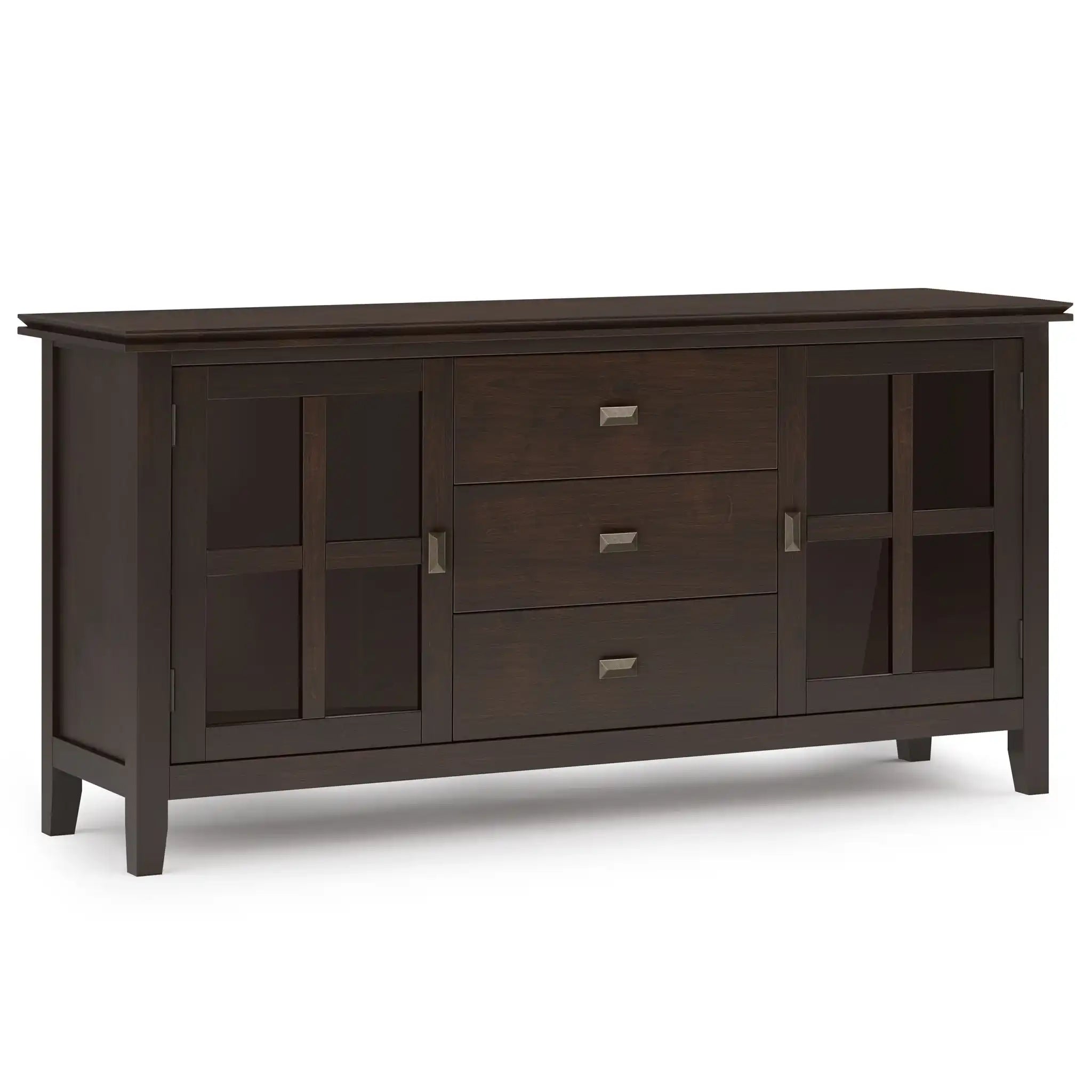 Artisan - Large Sideboard Buffet - Dark Chestnut Brown - Best Buy Furniture