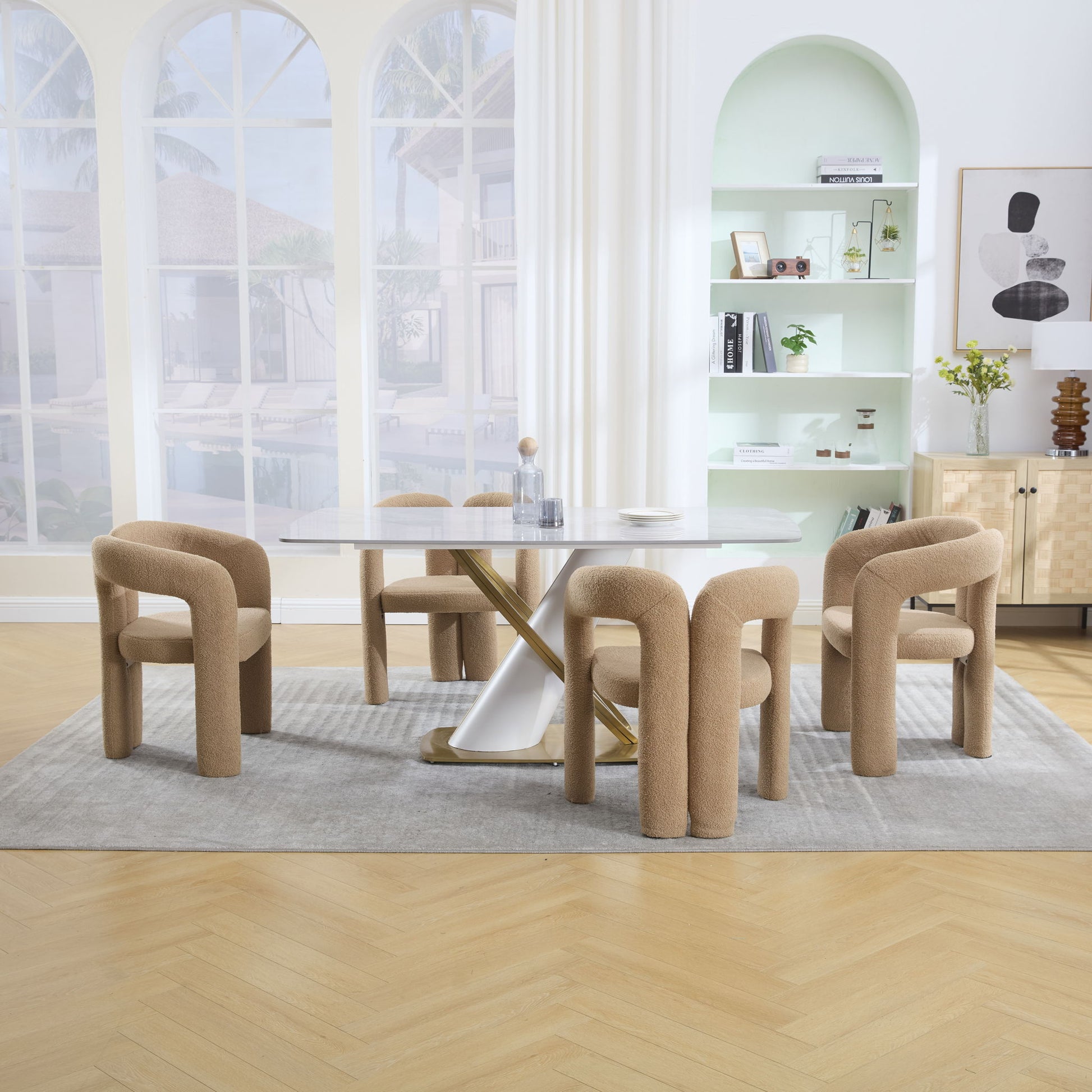 Coolmore Contemporary Designed Accent / Dining Chair With Armrests - Best Buy Furniture