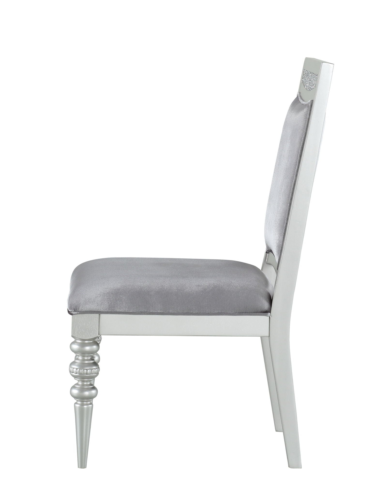 Maverick - Side Chair (Set of 2) - Silver - Best Buy Furniture