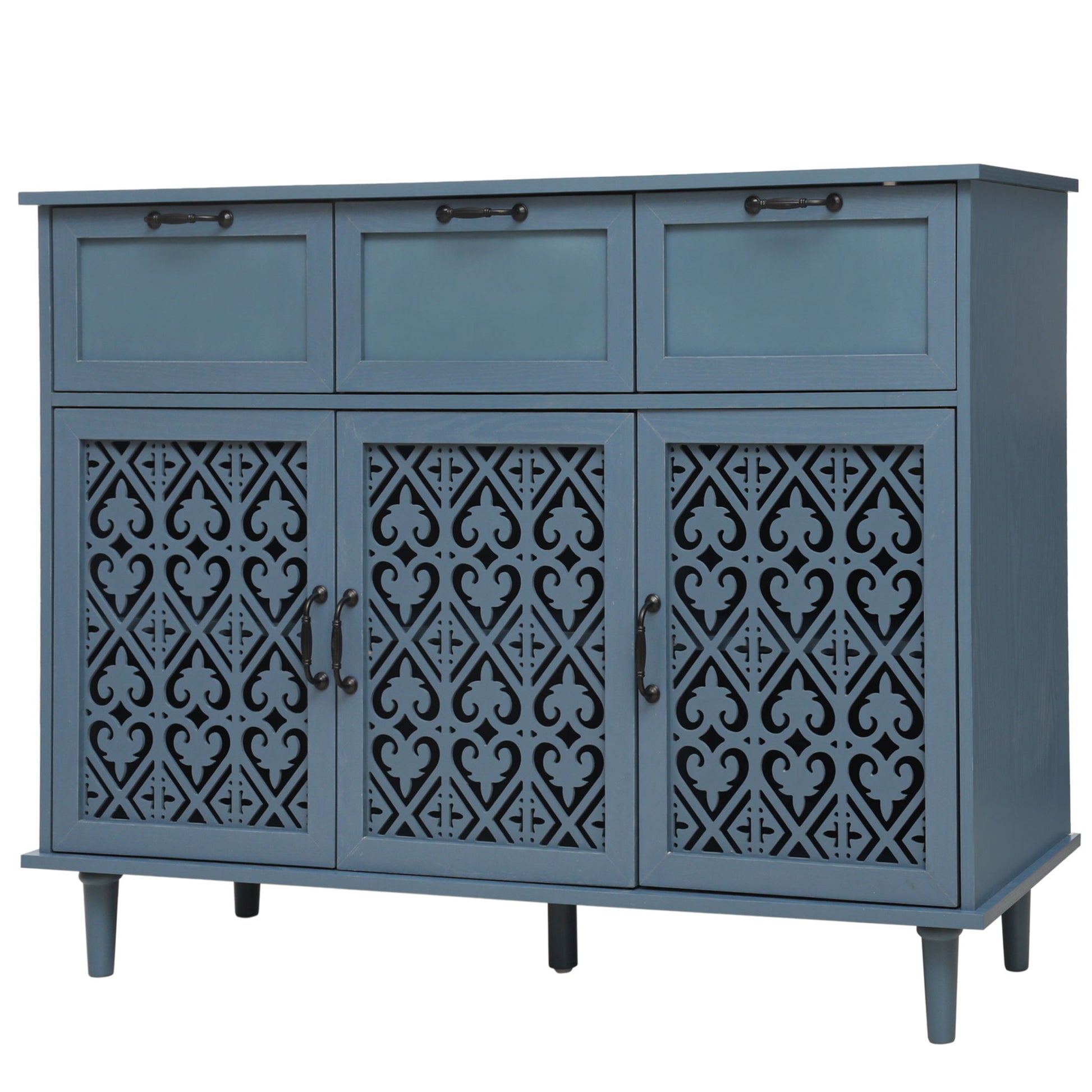 3 Door 3 Drawer Elegant Cabinet - Best Buy Furniture