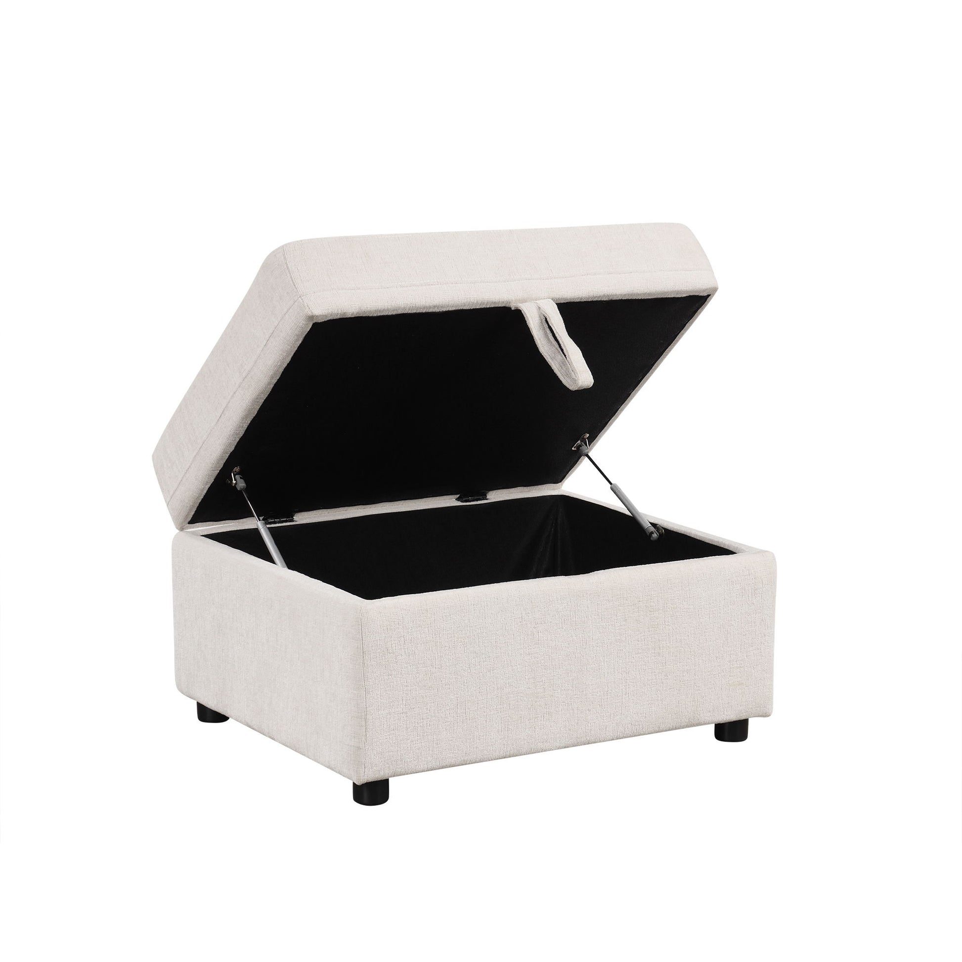 Sectional Sofa Convertible Pull-Out Bed With Storage Ottoman & USB Ports - Best Buy Furniture