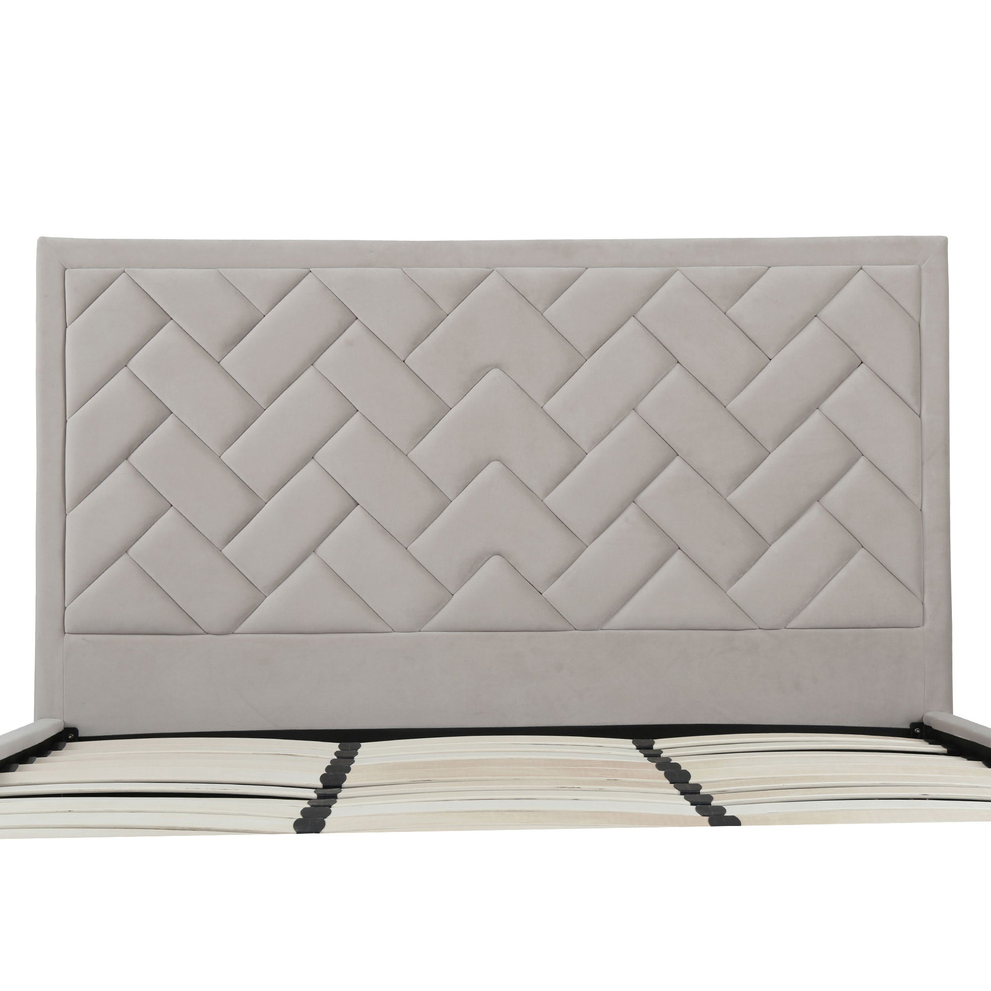Crosby - Bed With Upholstered Headboard And Slats