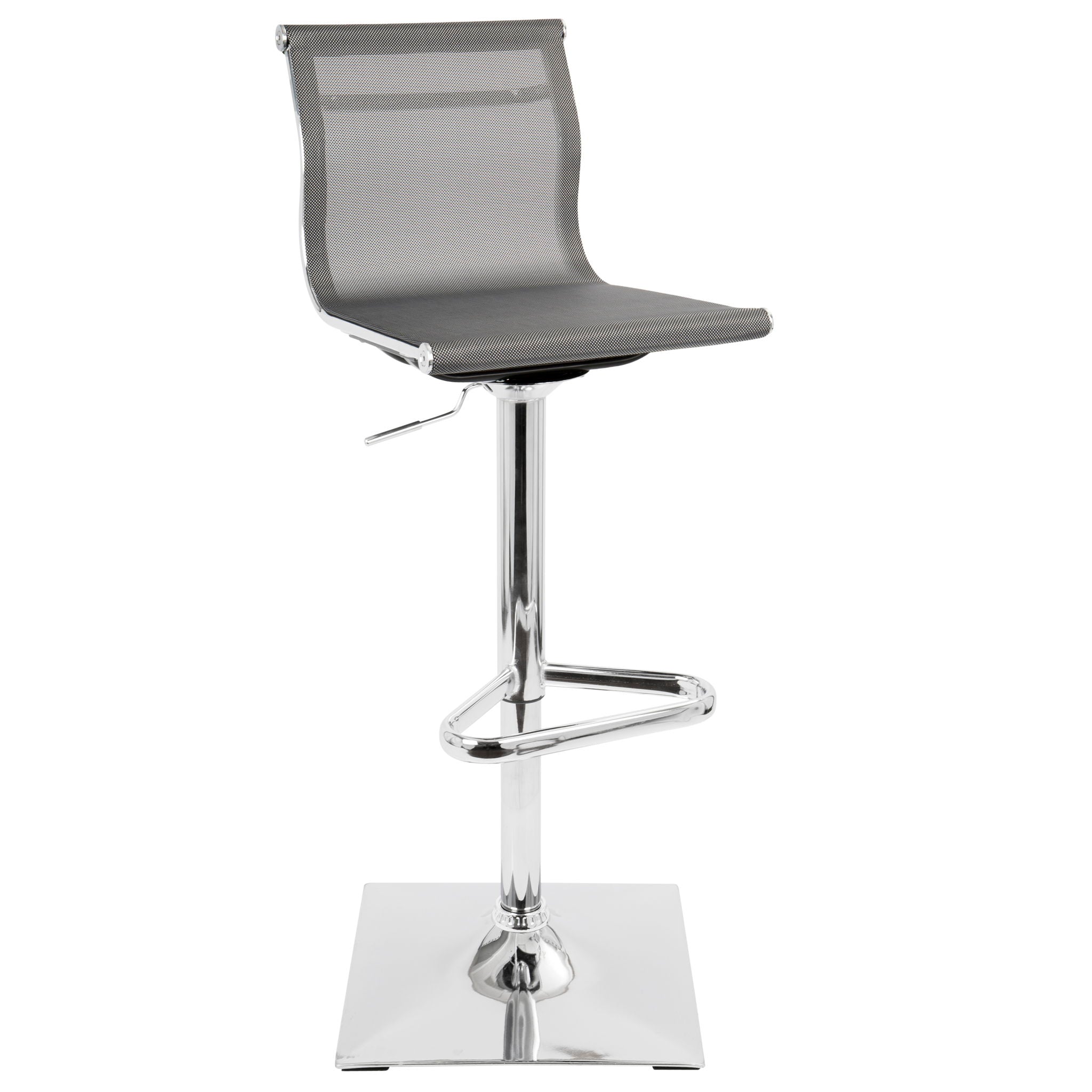 Mirage - Contemporary Adjustable Barstool With Swivel - Best Buy Furniture