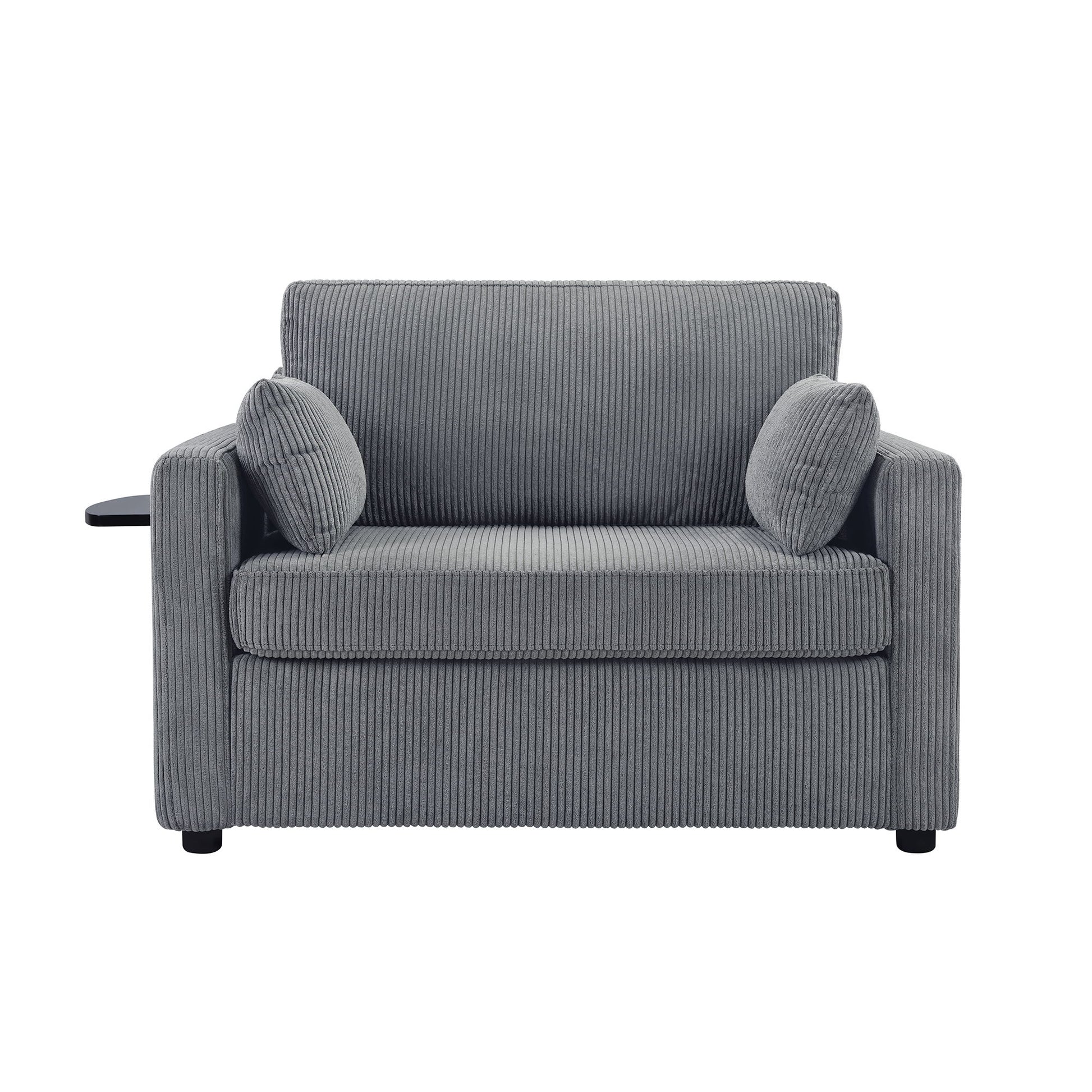 Sleeper Sofa With Foldable Mattress, USB Ports, Side Table & Storage Pocket - Best Buy Furniture