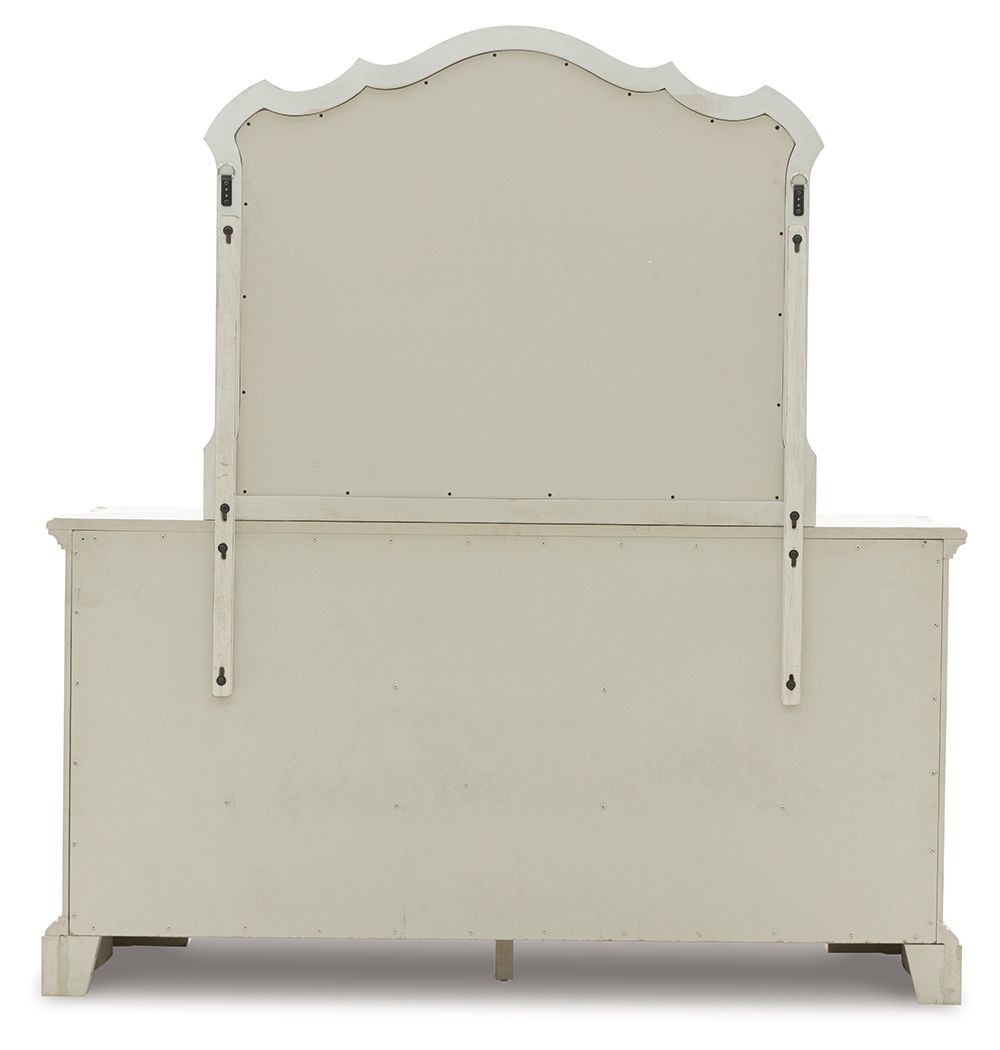 Arlendyne - Dresser And Mirror - Antique White - Best Buy Furniture