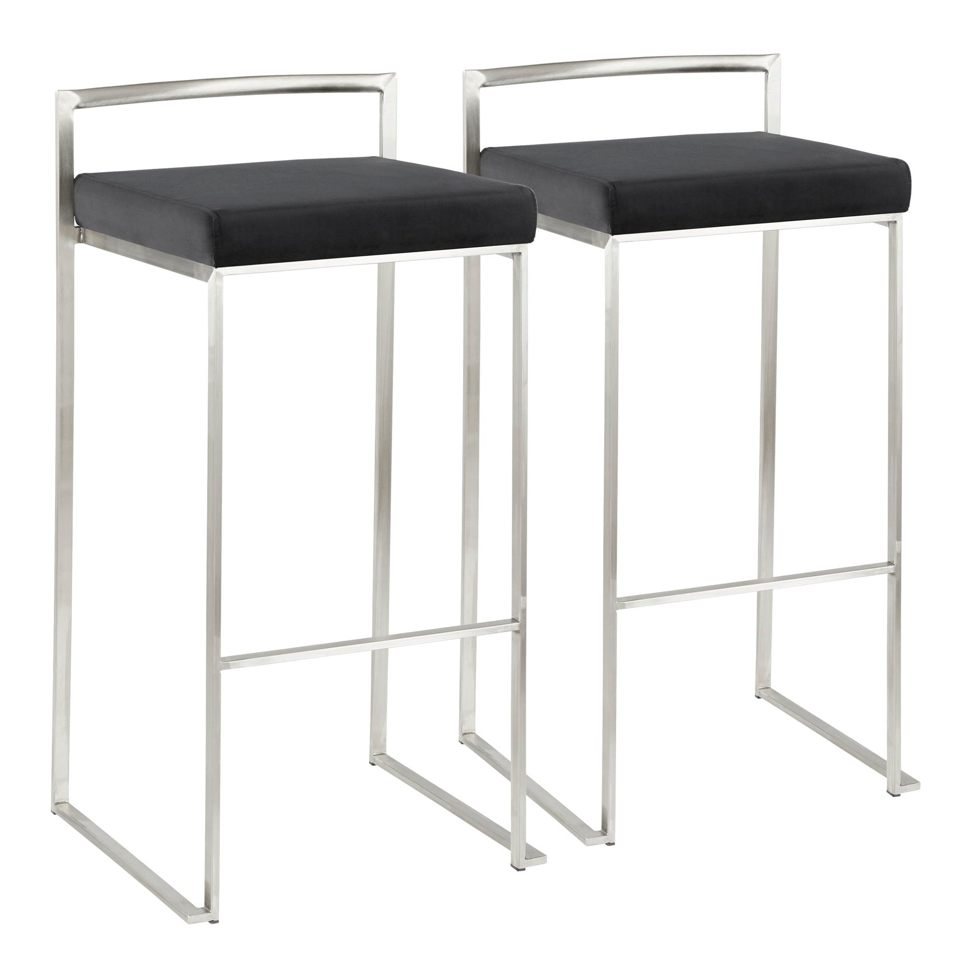Fuji - Contemporary And Elegant Design Stackable Barstool - Best Buy Furniture