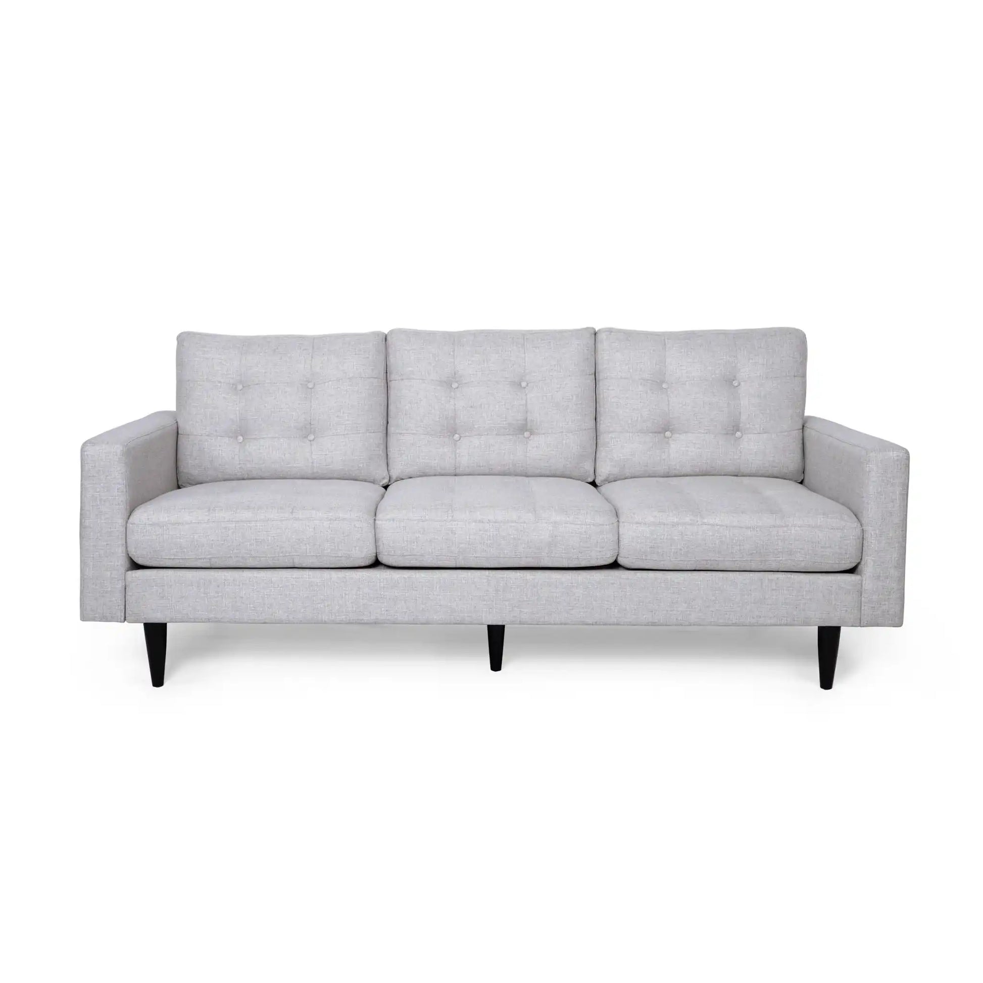 Jenny - Contemporary Tufted Fabric 3 Seater Sofa - Best Buy Furniture