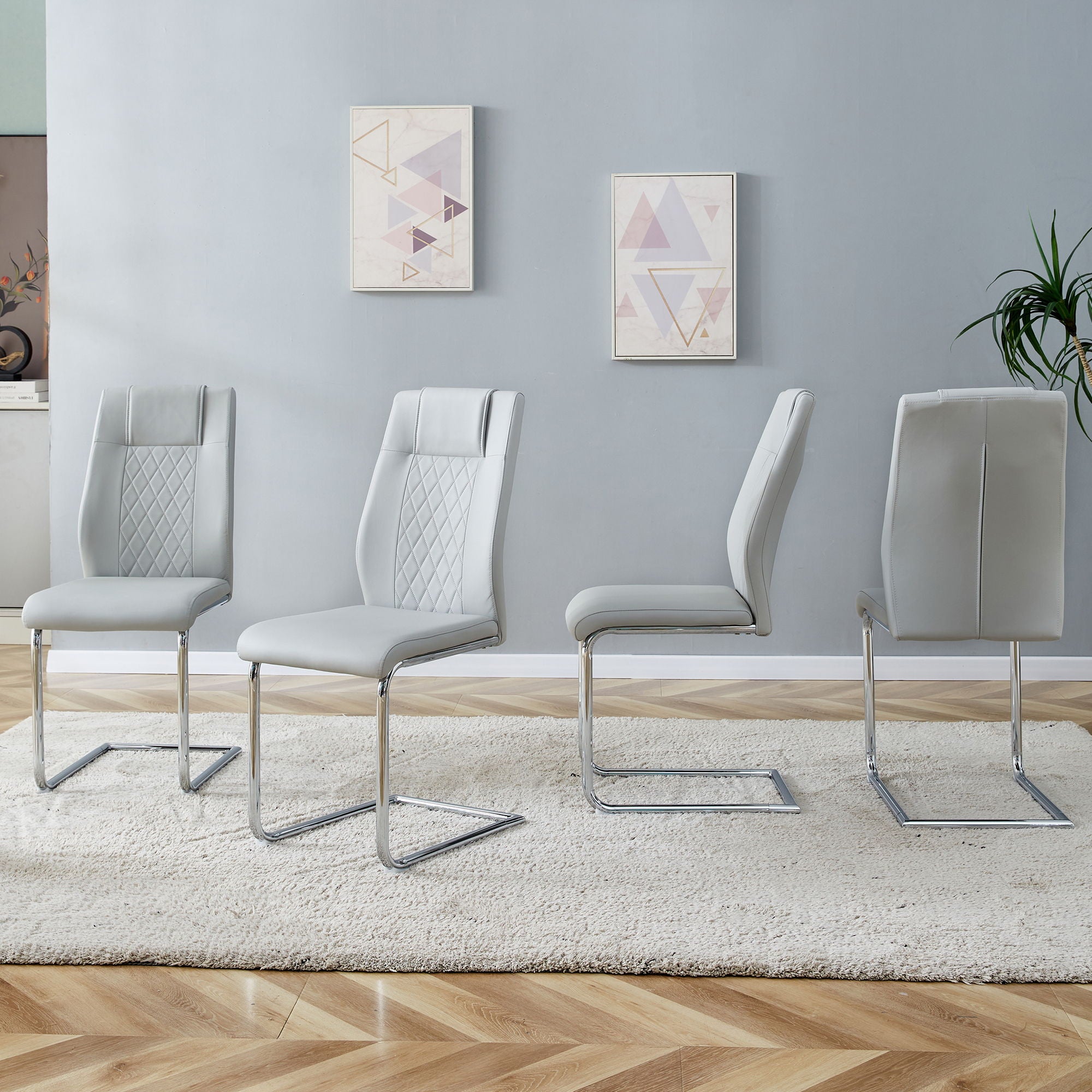 Modern Dining Chairs With Padded Seat, Metal Legs - Best Buy Furniture