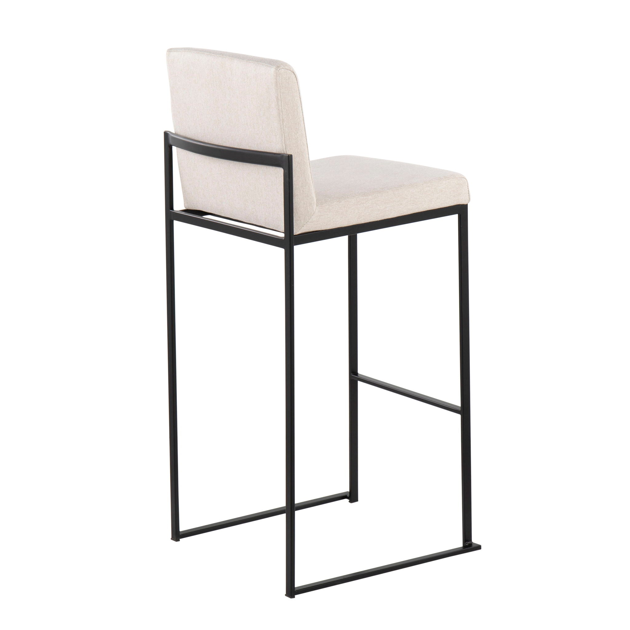 Fuji - Contemporary High Back Barstool Elegant Design - Best Buy Furniture