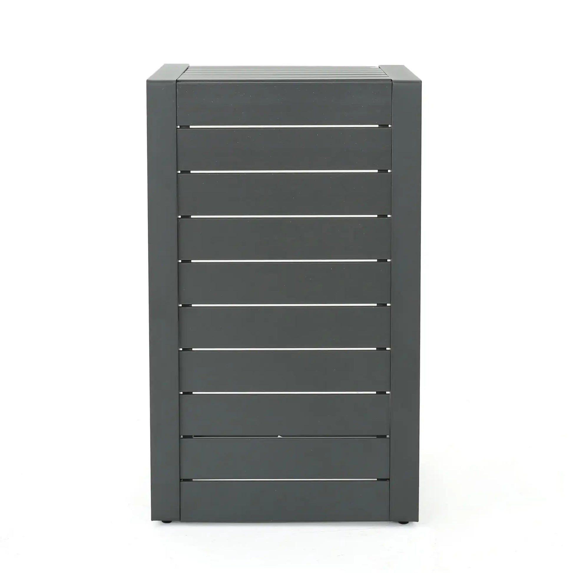 Aluminum Outdoor C - Shaped Side Table For Patio - Best Buy Furniture
