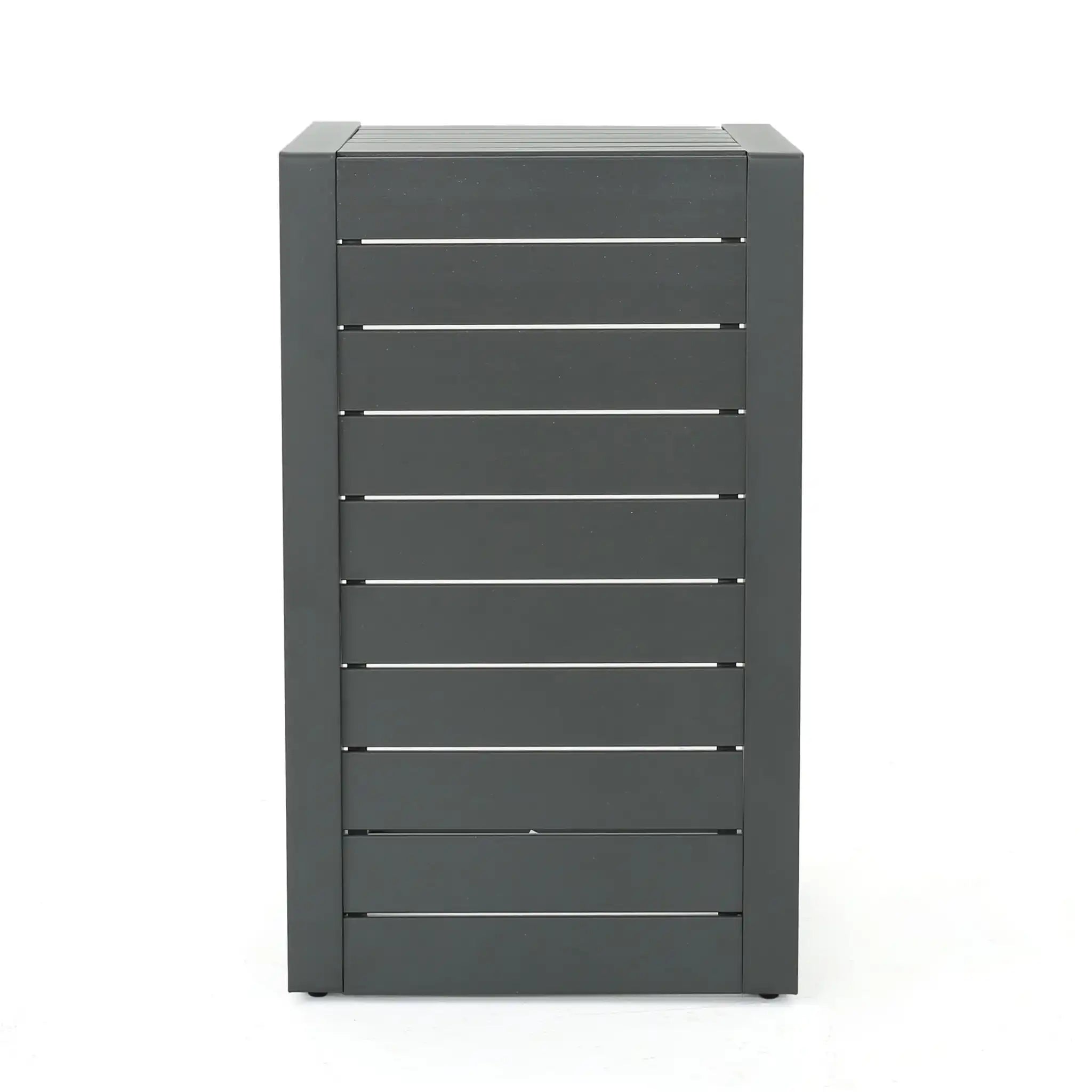 Aluminum Outdoor C - Shaped Side Table For Patio - Best Buy Furniture